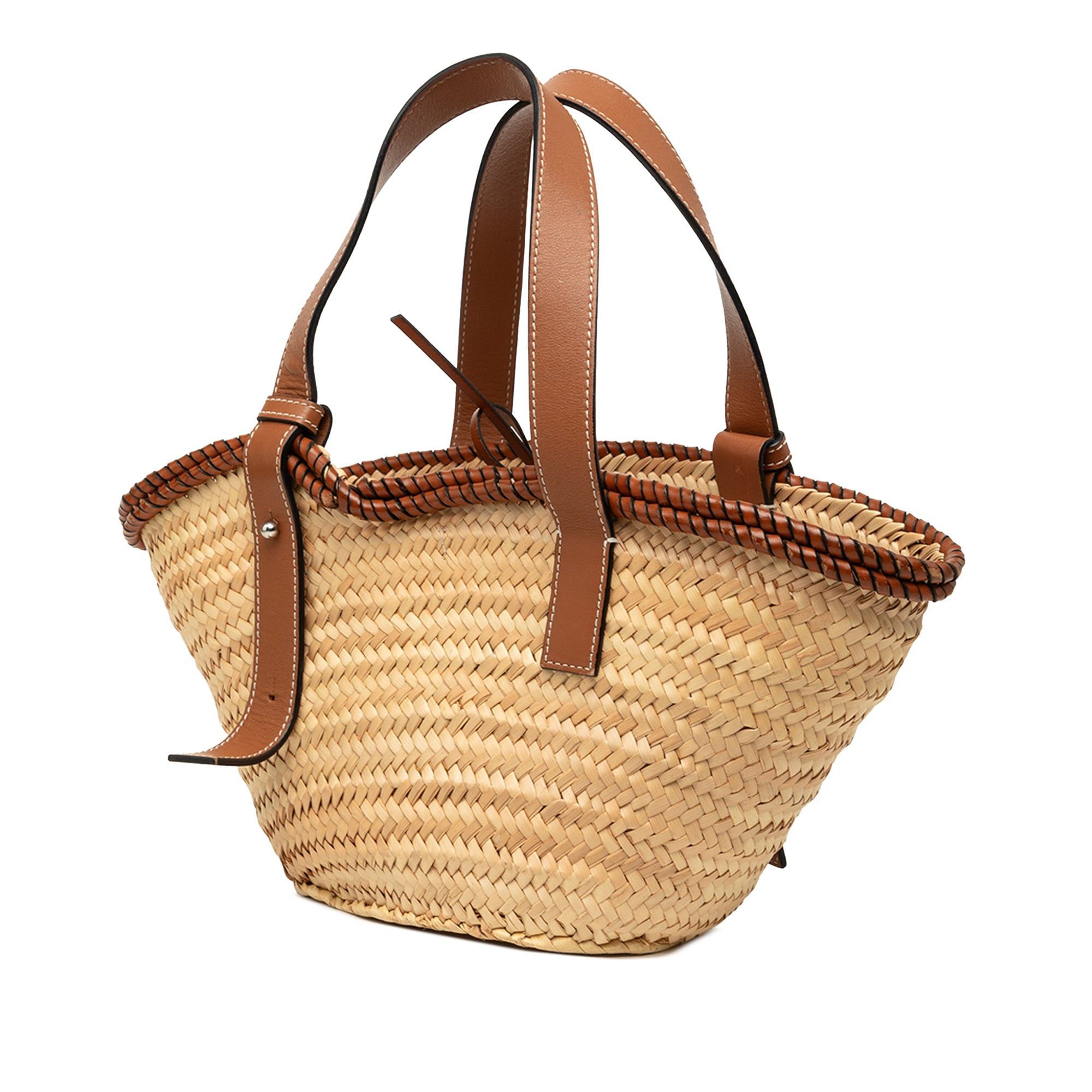 Loewe Raffia Anagram Basket Tote Size ONE SIZE - 2 Thumbnail