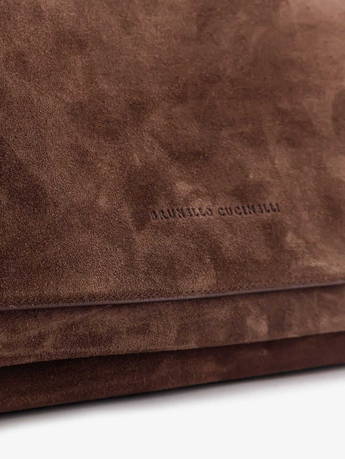 Brunello Cucinelli Brunello Cucinelli Suede crossbody bag with Monili details Size ONE SIZE - 5 Thumbnail