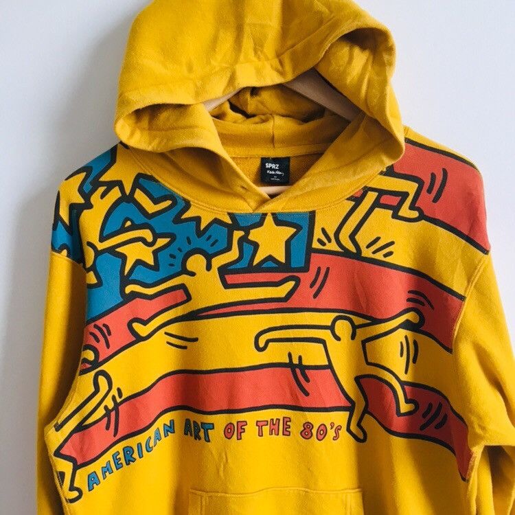 Keith Haring Keith Haring American Art Of The 80’s Nice Flag Hoodie Size US M / EU 48-50 / 2 - 4 Thumbnail