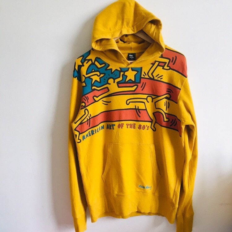 Keith Haring Keith Haring American Art Of The 80’s Nice Flag Hoodie Size US M / EU 48-50 / 2 - 2 Thumbnail
