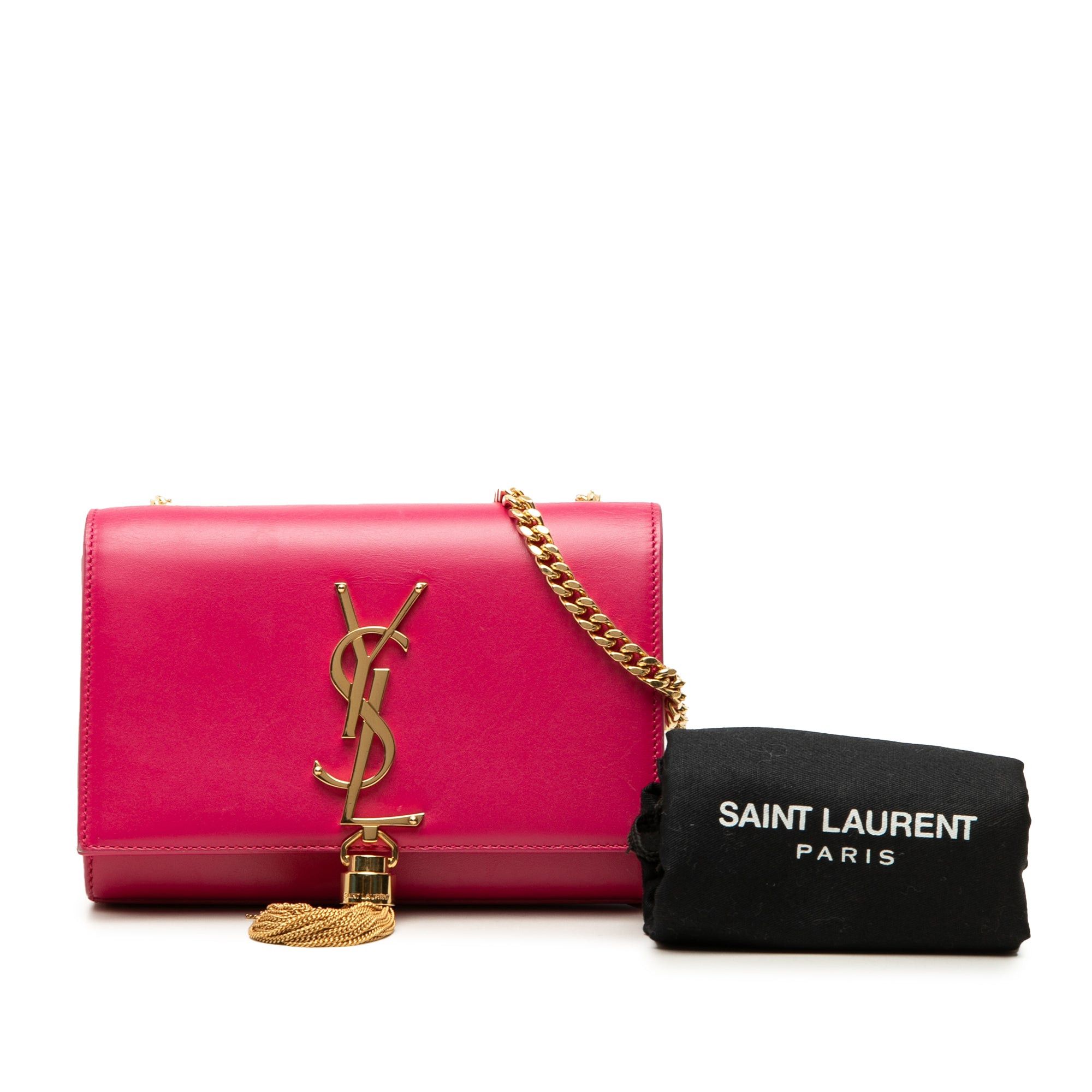 Saint Laurent Paris Smooth Calfskin Monogram Kate Tassel Crossbody Size ONE SIZE - 7 Thumbnail