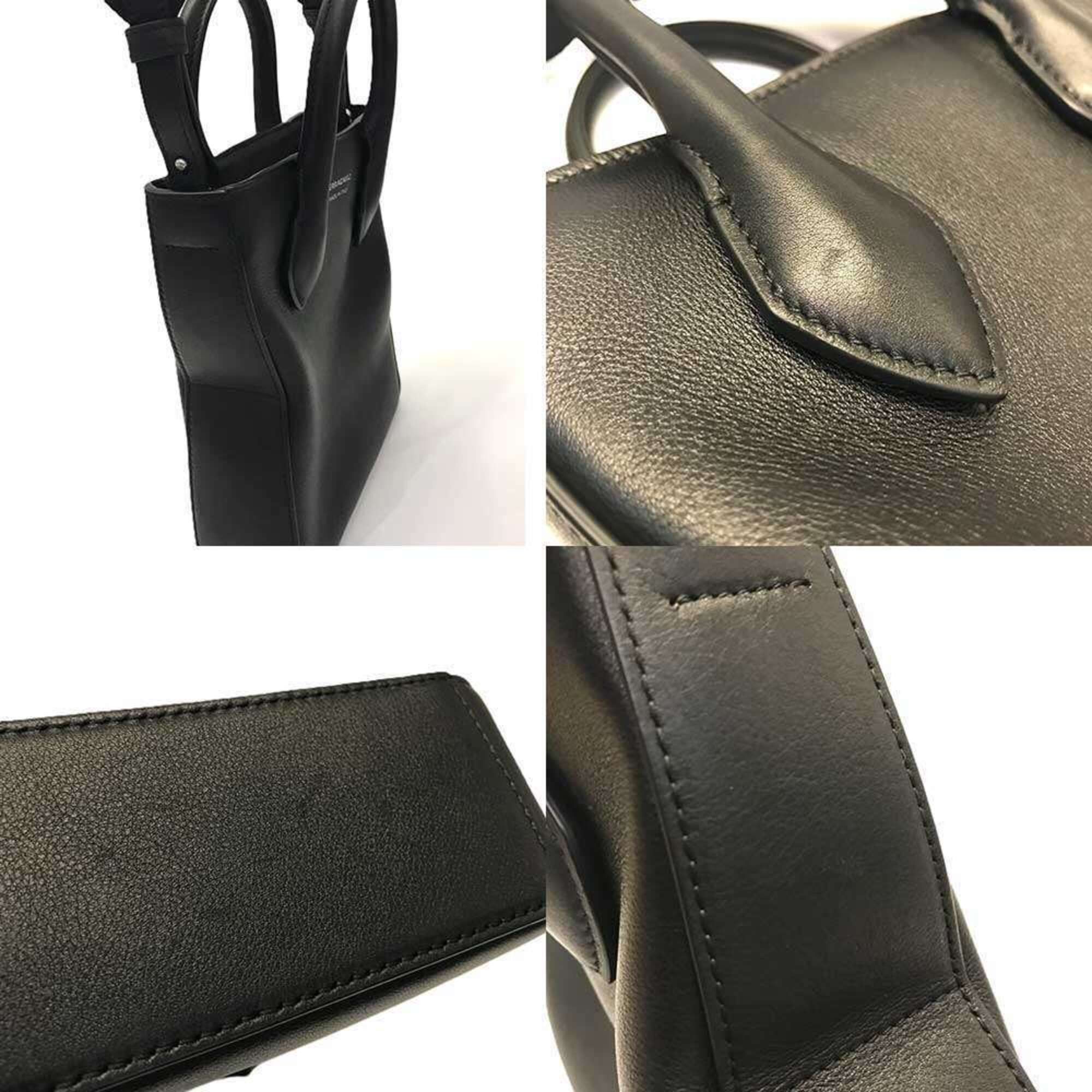 Salvatore Ferragamo Salvatore Ferragamo Ferragamo Print Leather Crossbody Bag Mini Tote Black 241681 FERRAGAMO Size ONE SIZE - 6 Thumbnail