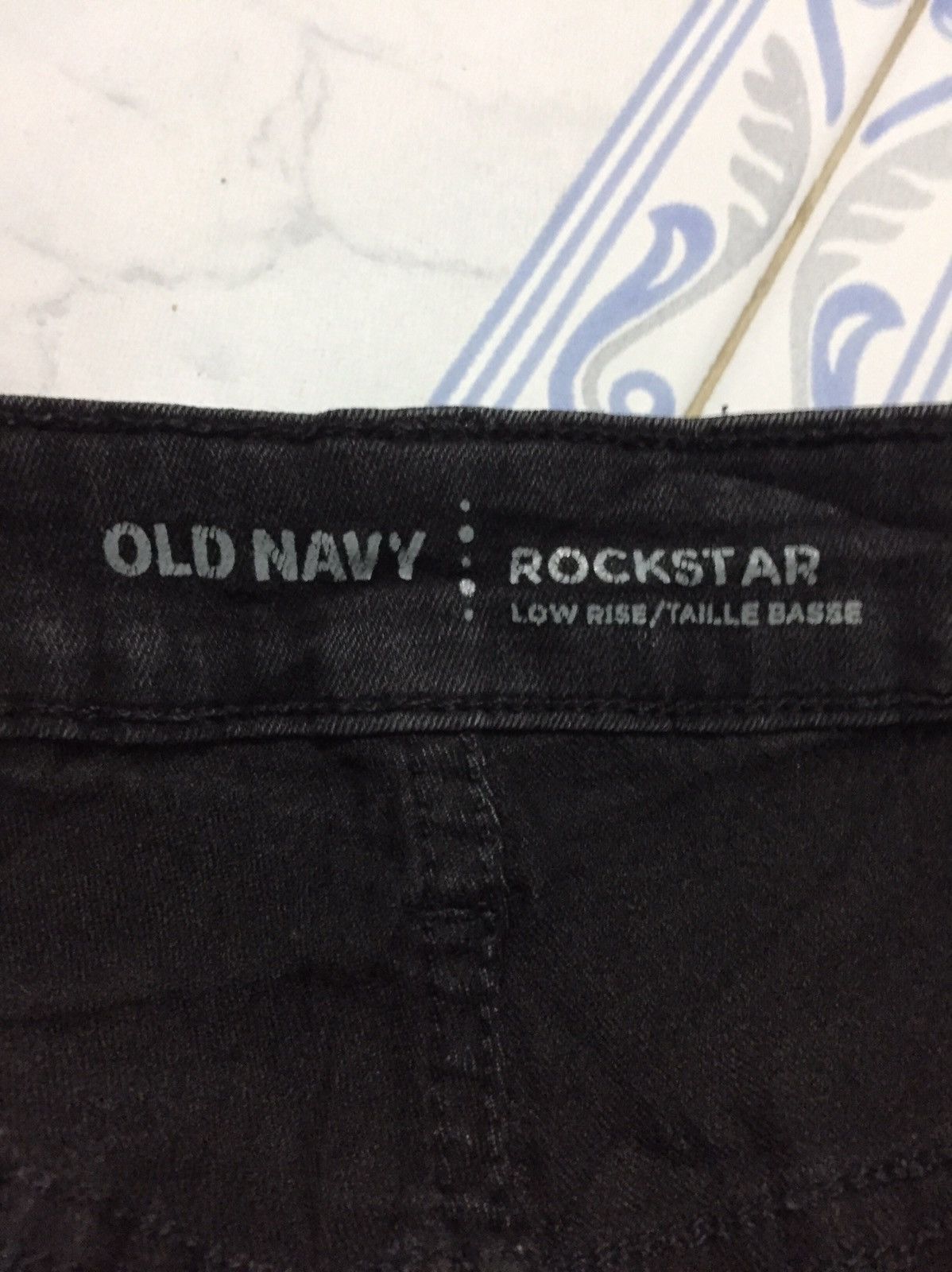 Japanese Brand Old Navy Rockstar Jean Black Size US 34 / EU 50 - 7 Thumbnail