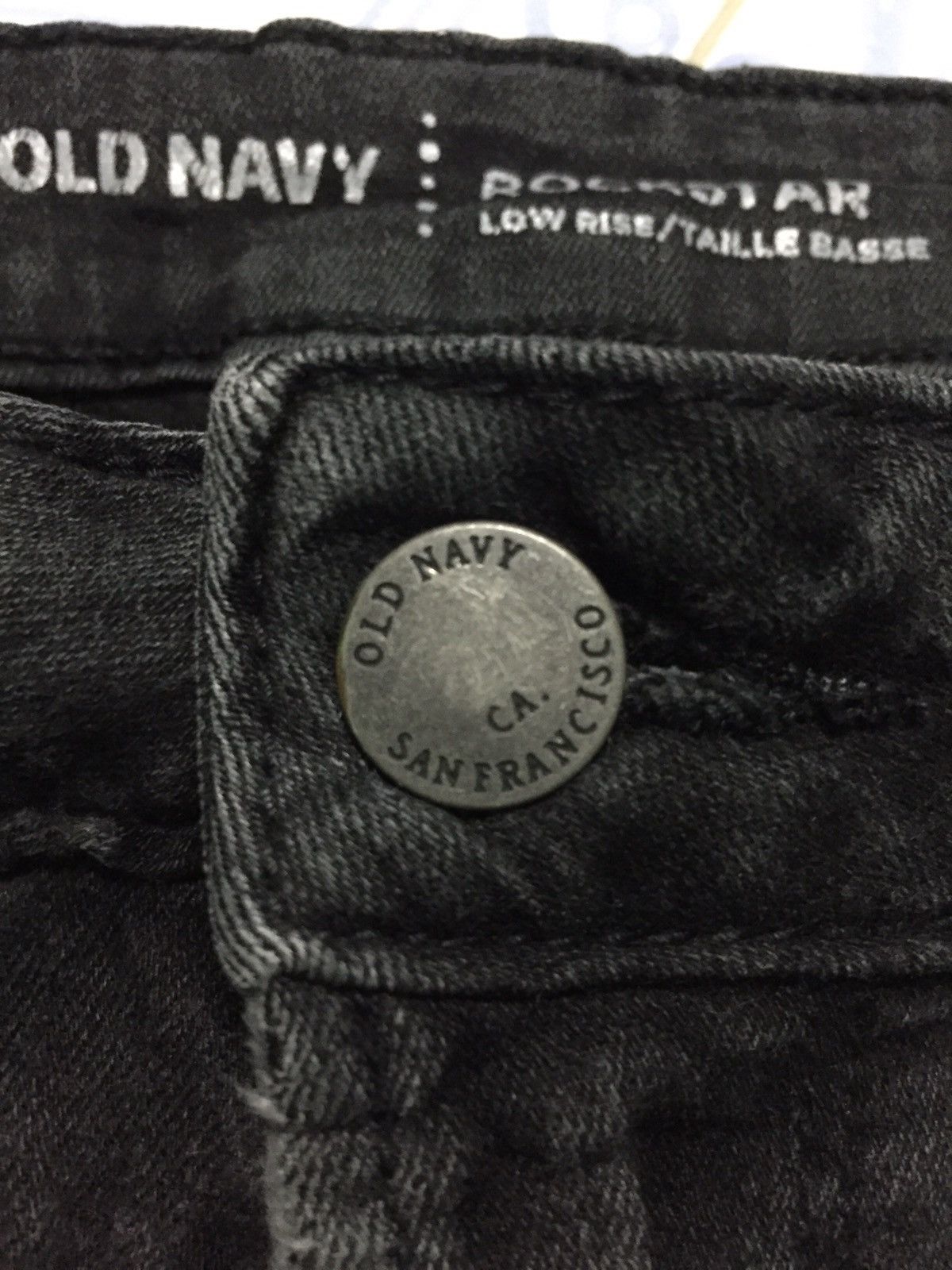 Japanese Brand Old Navy Rockstar Jean Black Size US 34 / EU 50 - 8 Thumbnail