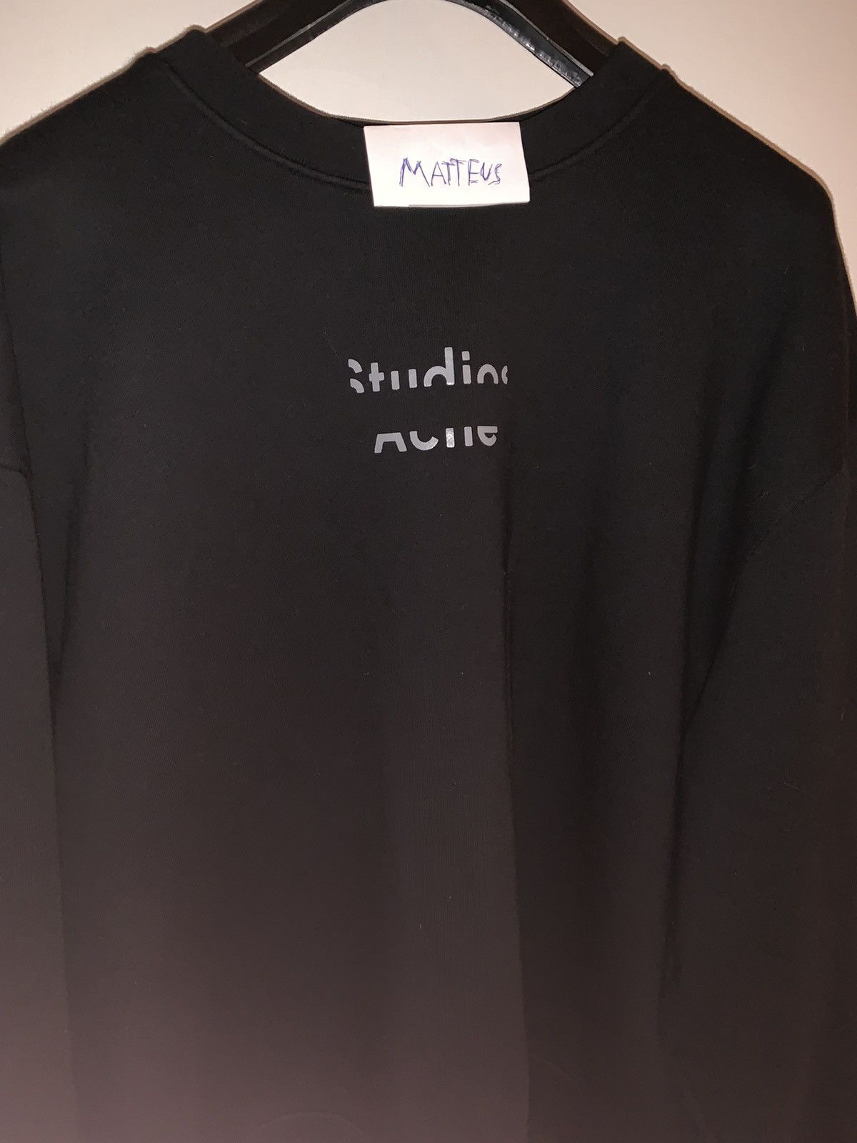 トップス acne studios Broken-logo Sweatshirt Acne Studios Broken Logo Hoodie | Grailed