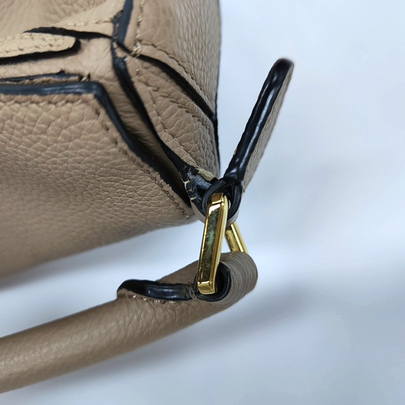 Loewe Loewe Puzzle Khaki Leather Handle Bag Size ONE SIZE - 9 Thumbnail