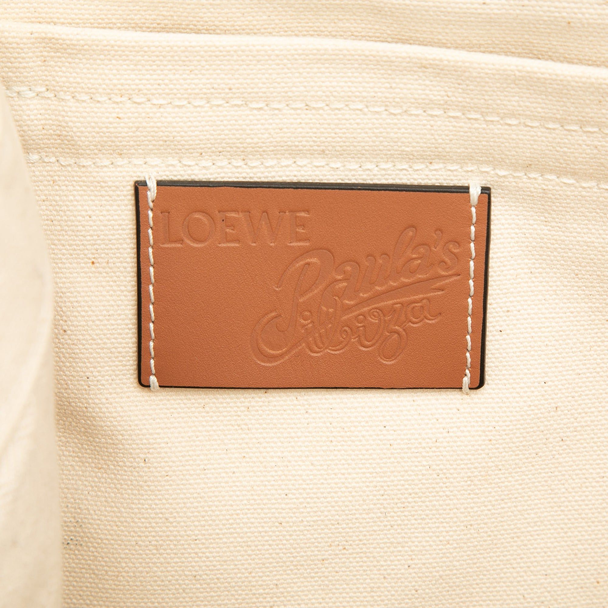 Loewe Paulas Ibiza Canvas Beach Cabas Tote Size ONE SIZE - 5 Thumbnail