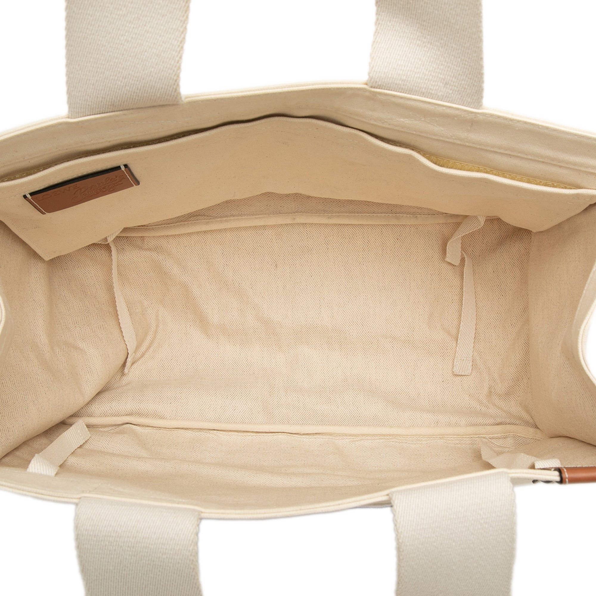 Loewe Paulas Ibiza Canvas Beach Cabas Tote Size ONE SIZE - 4 Thumbnail