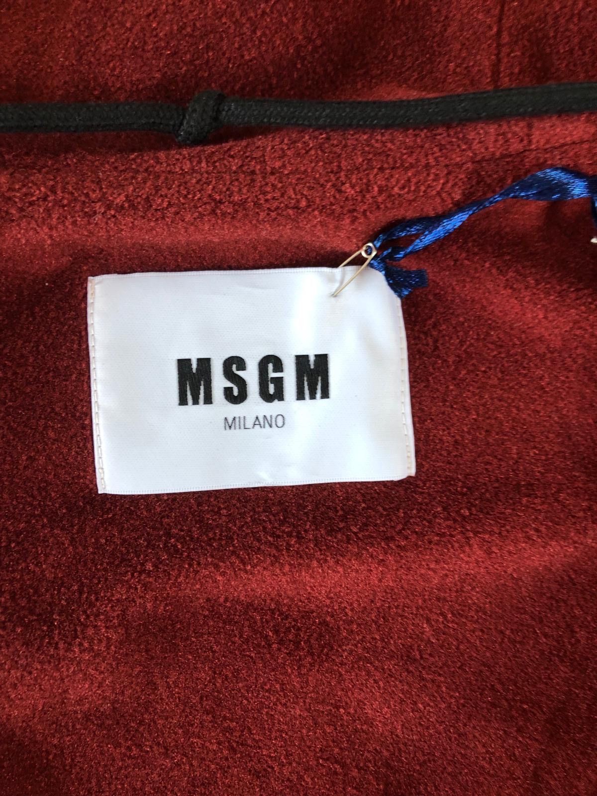 MSGM Brown Nylon Coat With Burgundy Interior Size US M / EU 48-50 / 2 - 9 Thumbnail