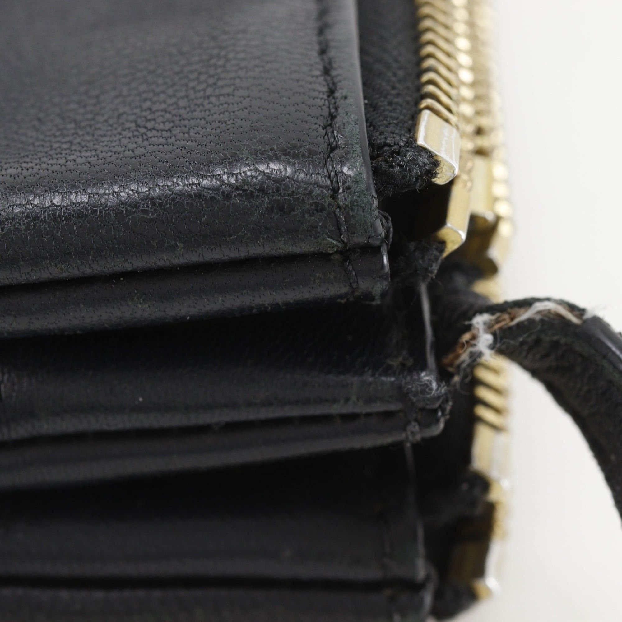 Celine Celine Trio Shoulder Bag, Leather, Black, Crossbody, Women's Size ONE SIZE - 8 Thumbnail