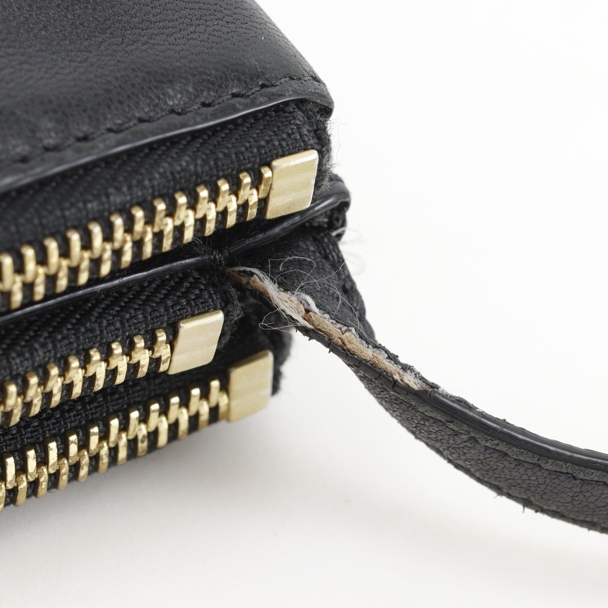 Celine Celine Trio Shoulder Bag, Leather, Black, Crossbody, Women's Size ONE SIZE - 13 Thumbnail