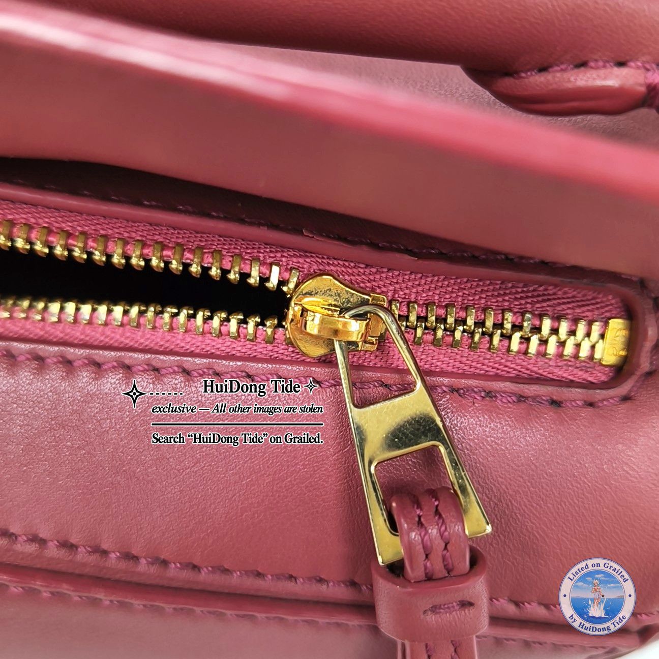 Loewe LOEWE Puzzle Small Leather Handle Bag Pink Size ONE SIZE - 10 Thumbnail