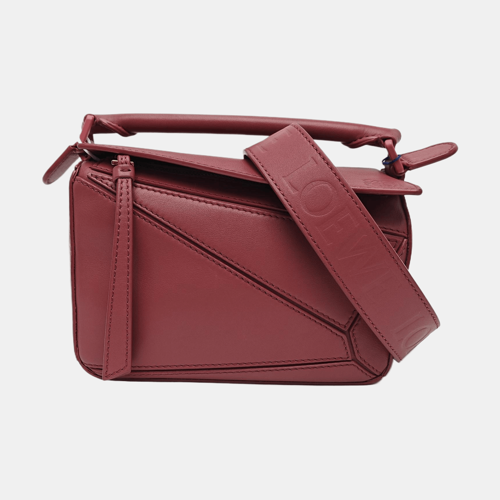 Loewe LOEWE Puzzle Small Leather Handle Bag Pink Size ONE SIZE - 8 Thumbnail