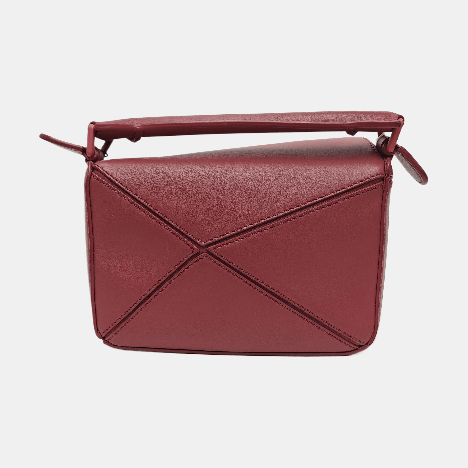 Loewe LOEWE Puzzle Small Leather Handle Bag Pink Size ONE SIZE - 5 Thumbnail