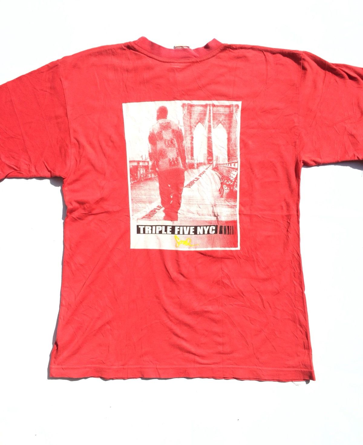 Triple 5 Soul × Vintage Triple Five Soul NYC Brooklyn Rap Tee Hip Hop Tshirt Size US L / EU 52-54 / 3 - 2 Thumbnail