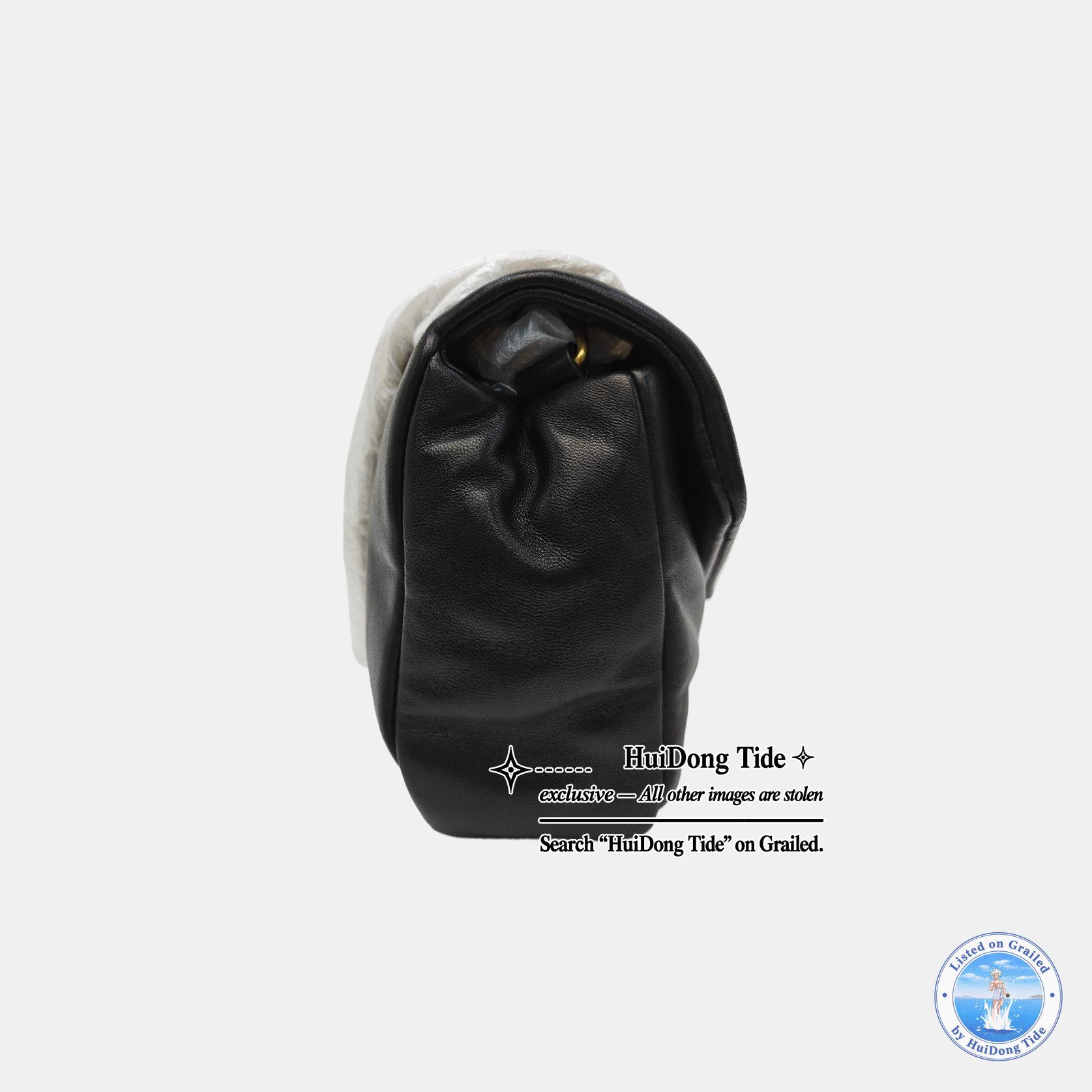 Saint Laurent Paris Saint Laurent Calypso Small Lambskin Shoulder Bag Size ONE SIZE - 4 Thumbnail