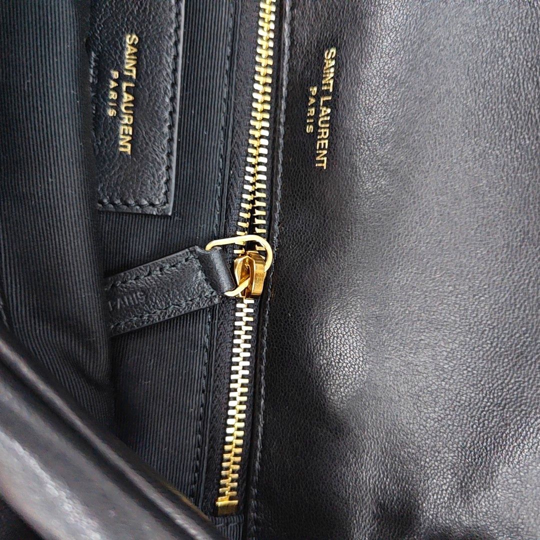 Saint Laurent Paris Saint Laurent Calypso Small Lambskin Shoulder Bag Size ONE SIZE - 13 Thumbnail