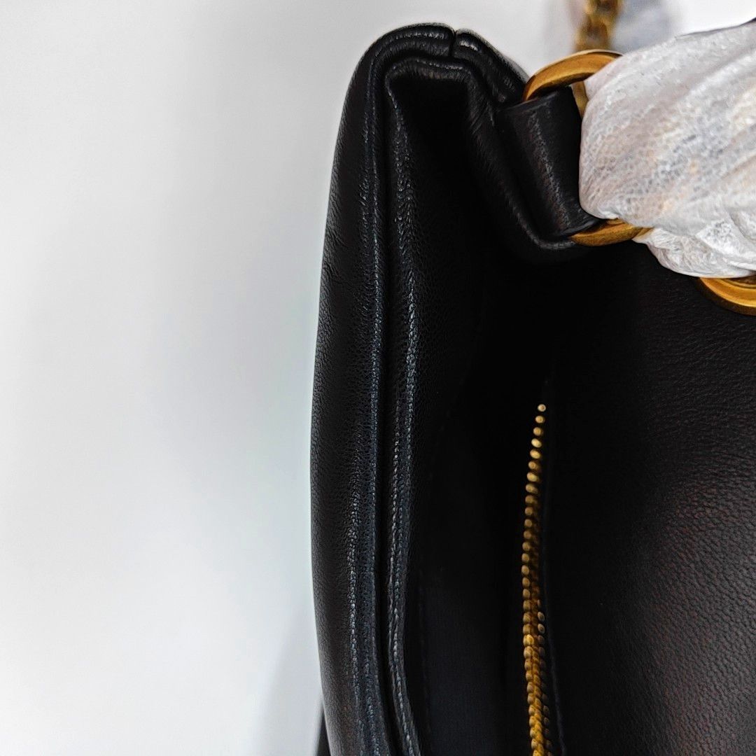 Saint Laurent Paris Saint Laurent Calypso Small Lambskin Shoulder Bag Size ONE SIZE - 12 Thumbnail