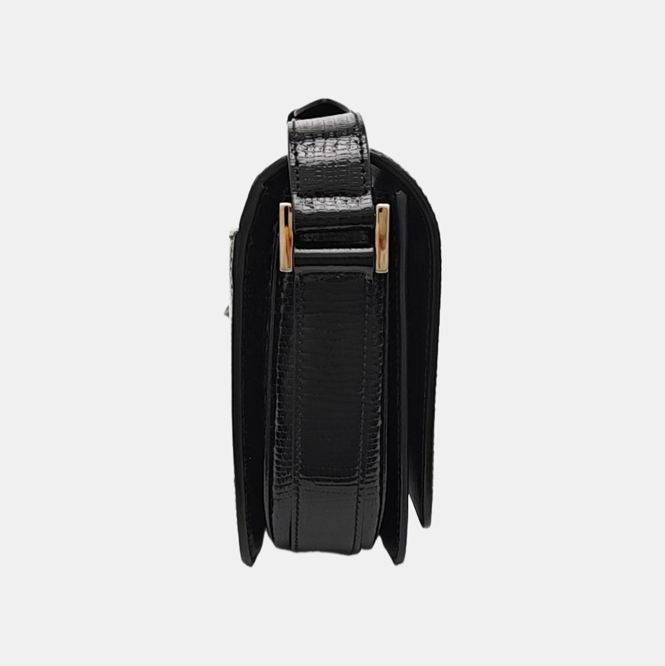 Saint Laurent Paris Saint Laurent LE 61 Lizard Embossed Shoulder Bag One Size Size ONE SIZE - 3 Thumbnail