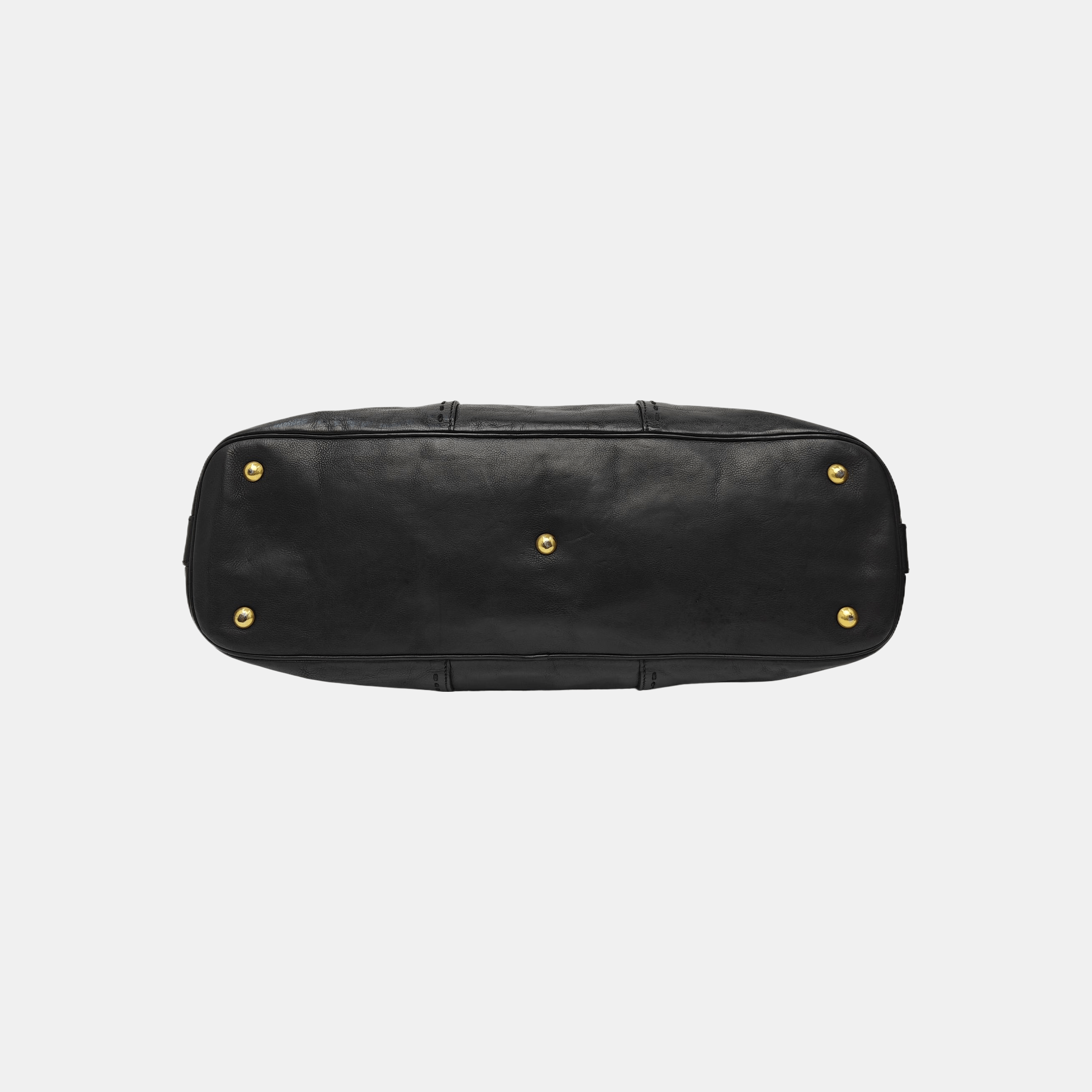 Saint Laurent Paris Saint Laurent Muse Black Leather Handle Bag One Size Size ONE SIZE - 5 Thumbnail