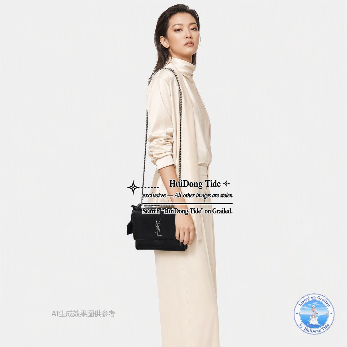 Saint Laurent Paris Saint Laurent Sunset Leather Shoulder Bag Size ONE SIZE - 2 Thumbnail