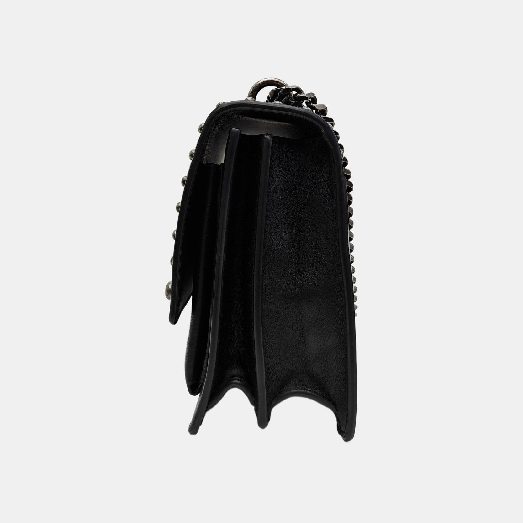 Saint Laurent Paris Saint Laurent Studded Sunset Heart Shoulder Bag OS Size ONE SIZE - 3 Thumbnail