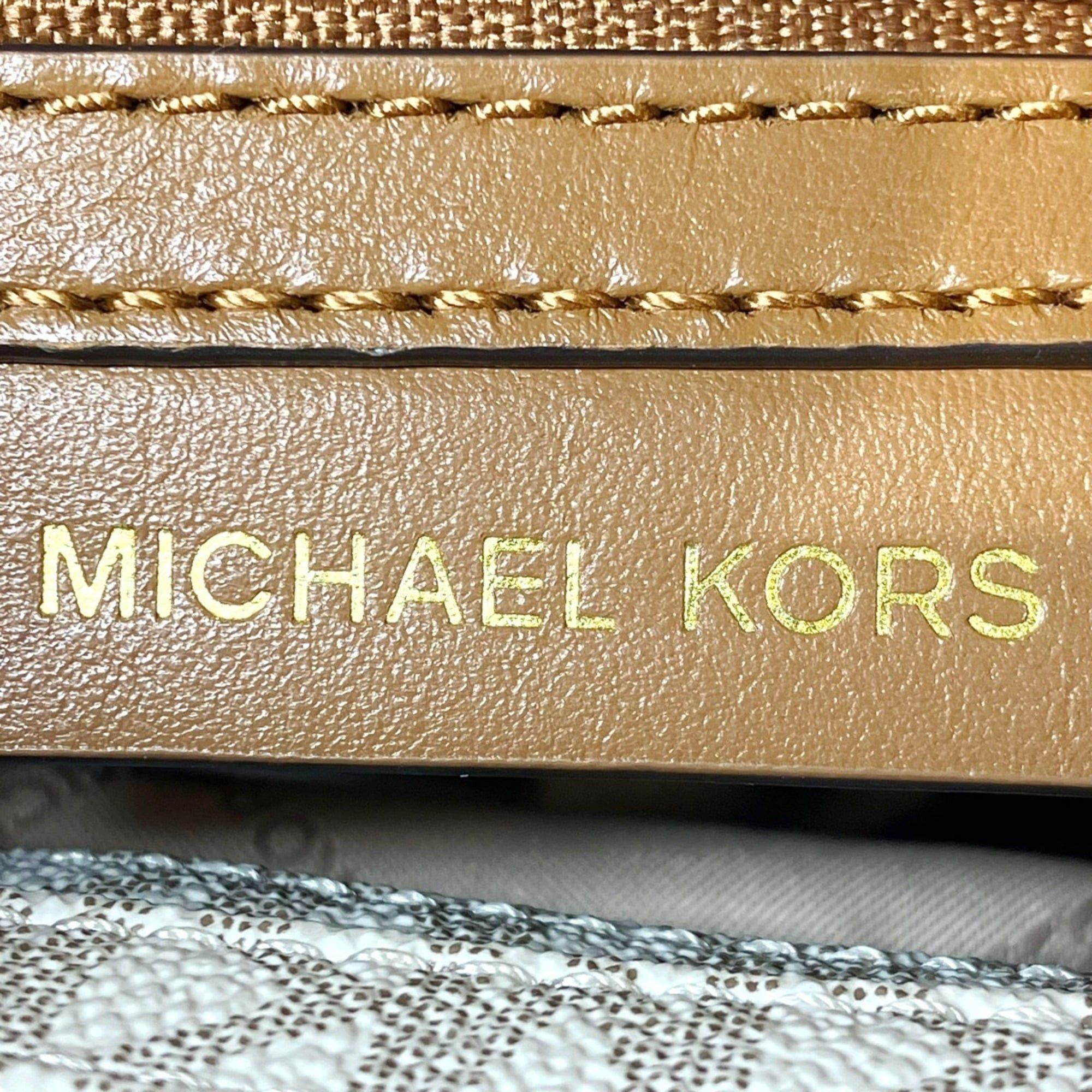 Michael Kors Michael Kors Jet Set Travel Large Logo Messenger Shoulder Bag MK Signature PVC Leather 30H6GTVM3V Size ONE SIZE - 4 Thumbnail