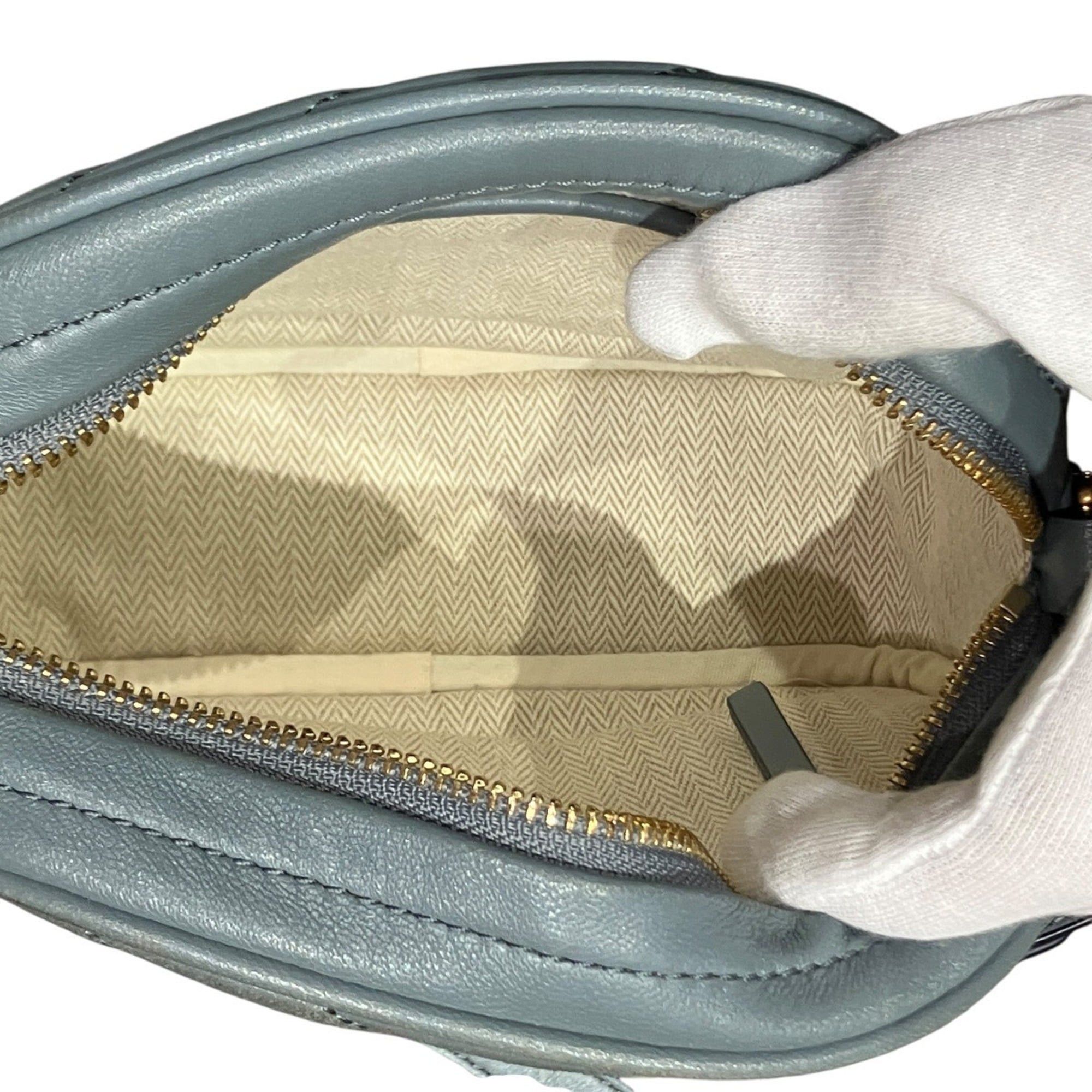 Tory Burch Tory Burch Chevron Small Camera Bag Shoulder Kira Leather Size ONE SIZE - 5 Thumbnail