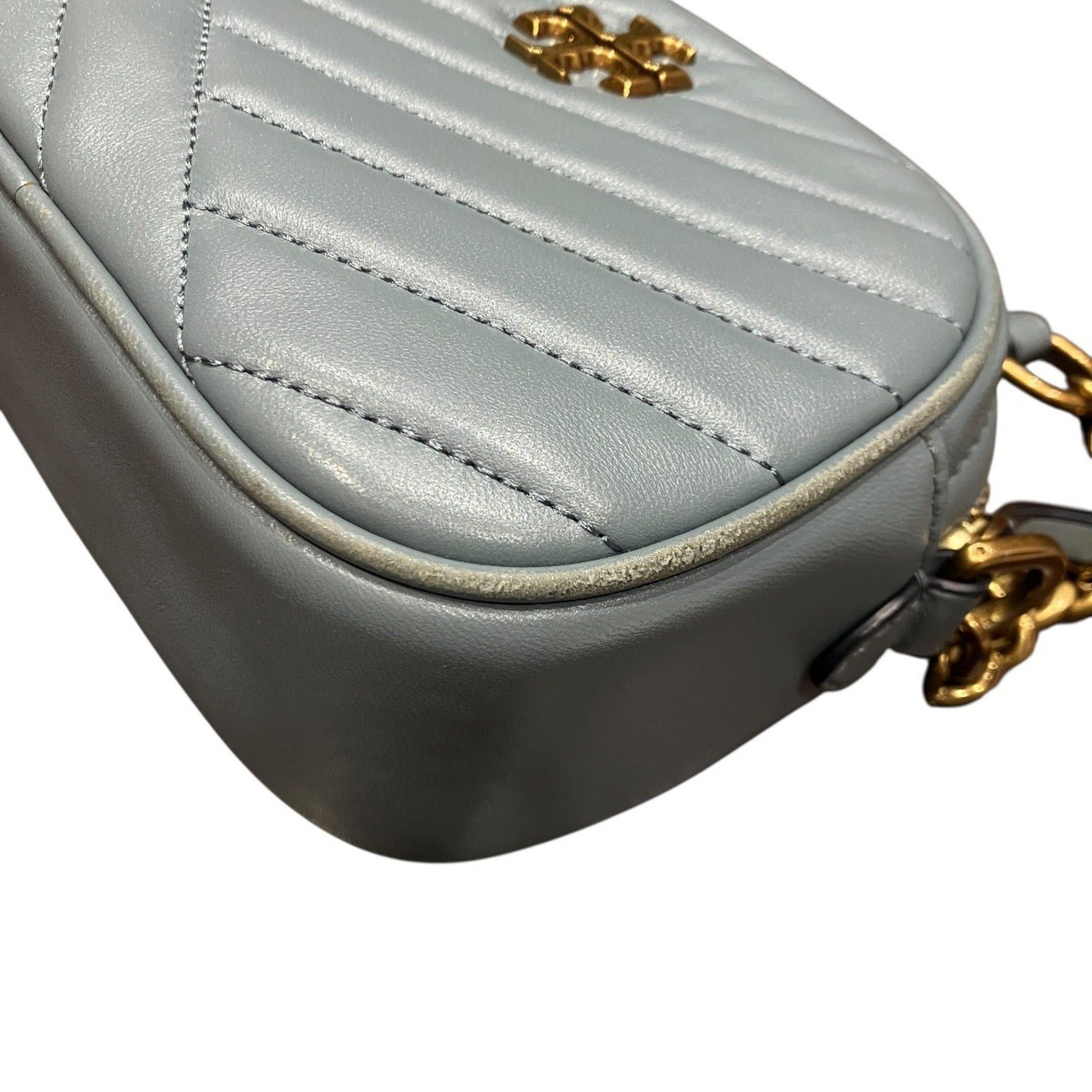 Tory Burch Tory Burch Chevron Small Camera Bag Shoulder Kira Leather Size ONE SIZE - 6 Thumbnail