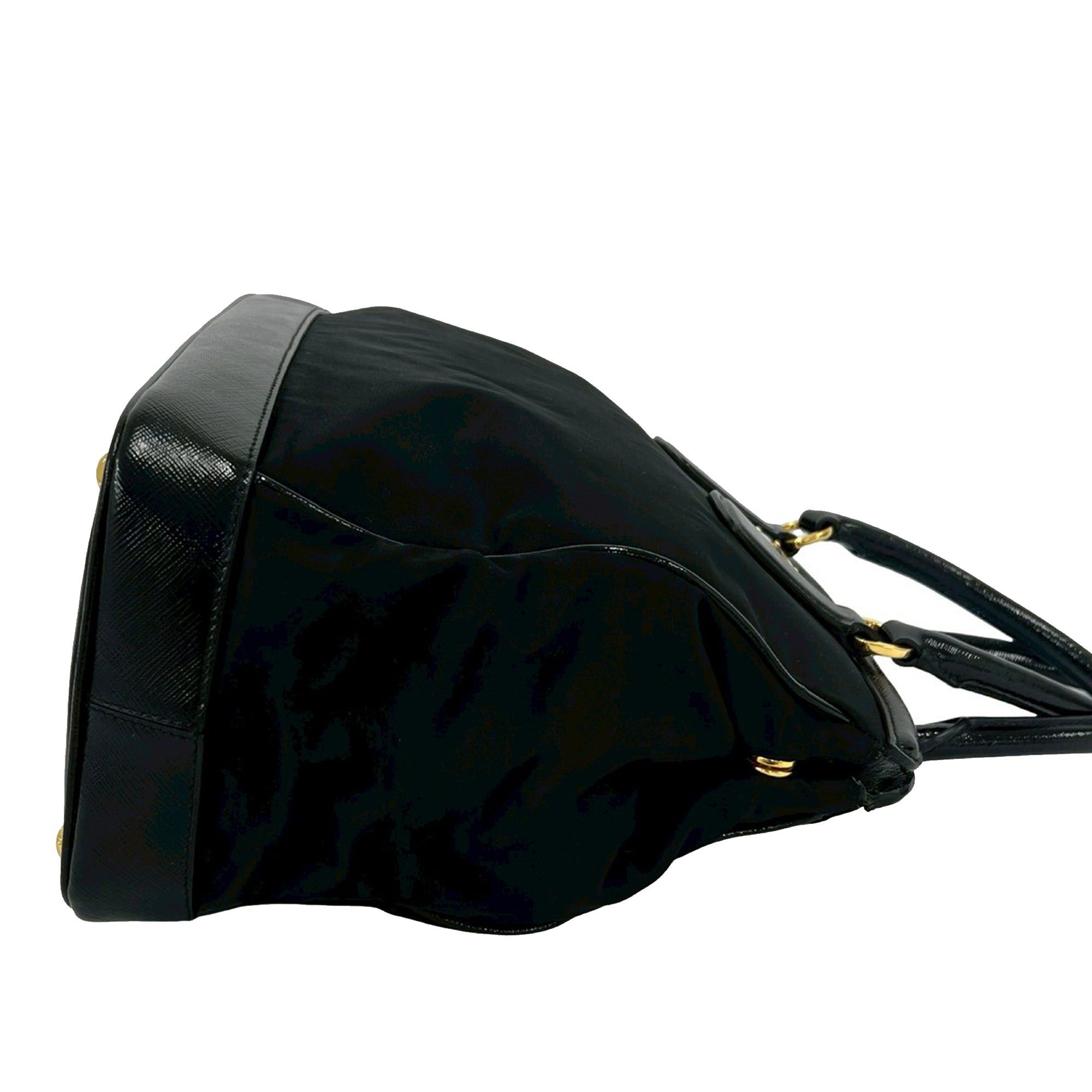 Prada Saffiano Trimmed Tessuto Handbag Size ONE SIZE - 8 Thumbnail