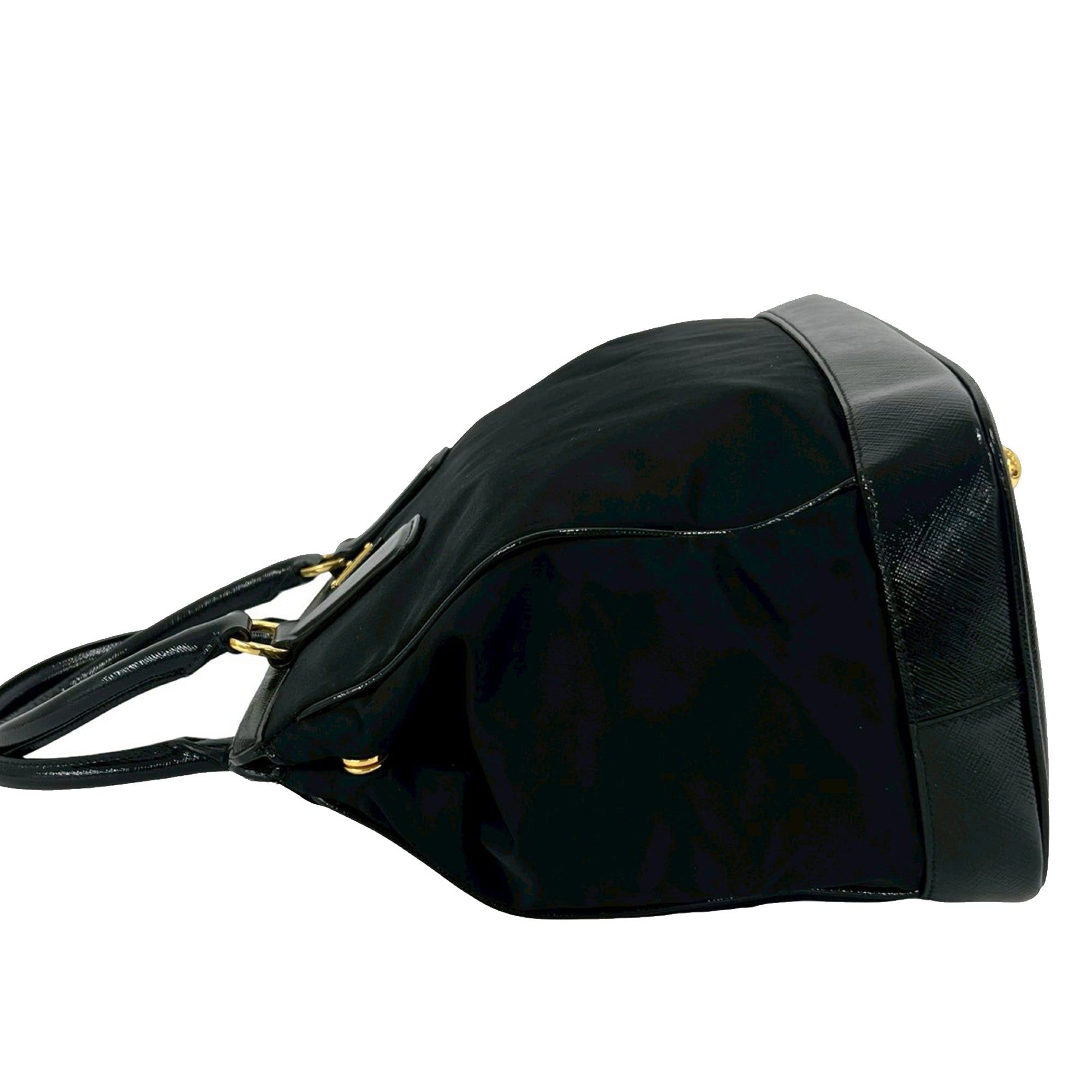 Prada Saffiano Trimmed Tessuto Handbag Size ONE SIZE - 7 Thumbnail