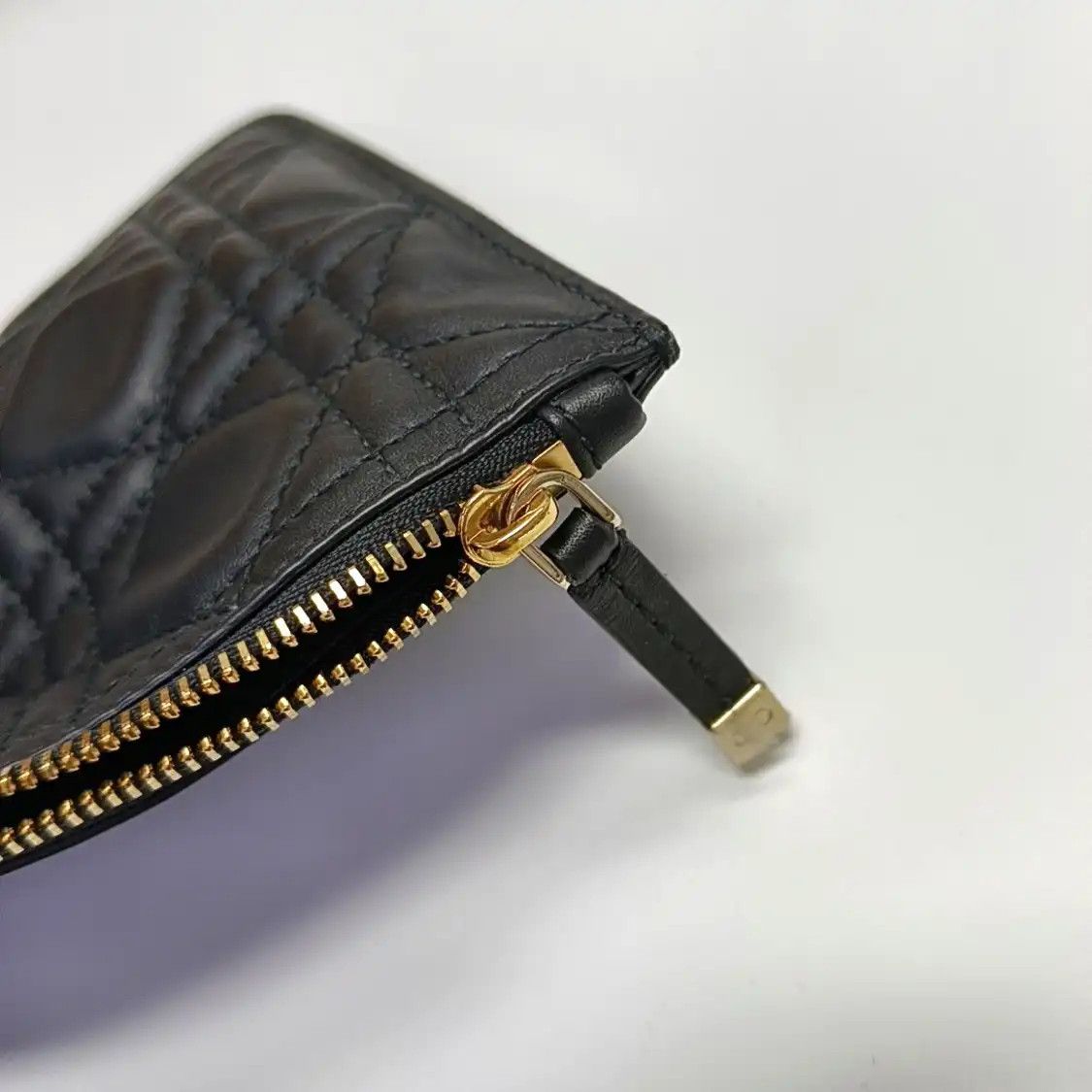 Dior DIOR Toujours Medium black cowhide leather rattan plaid quilted handbag shoulder Size ONE SIZE - 16 Thumbnail