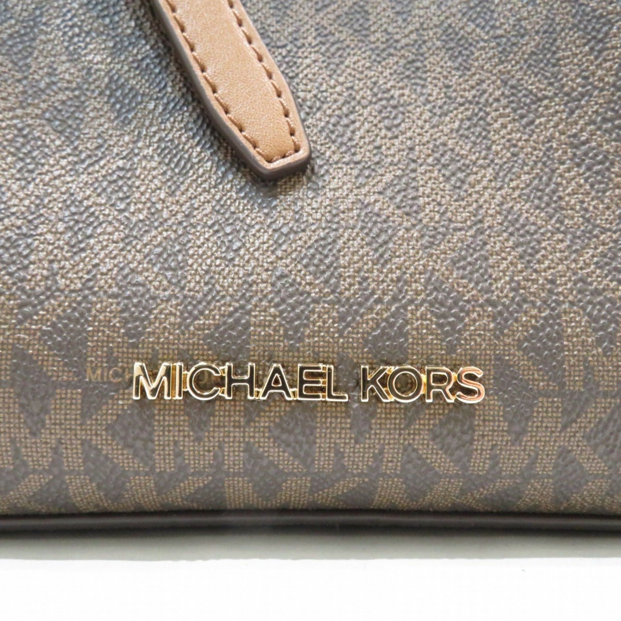 Michael Kors Michael Kors Emilia Satchel Handbag Signature 35H0GU5S1B Size ONE SIZE - 4 Thumbnail