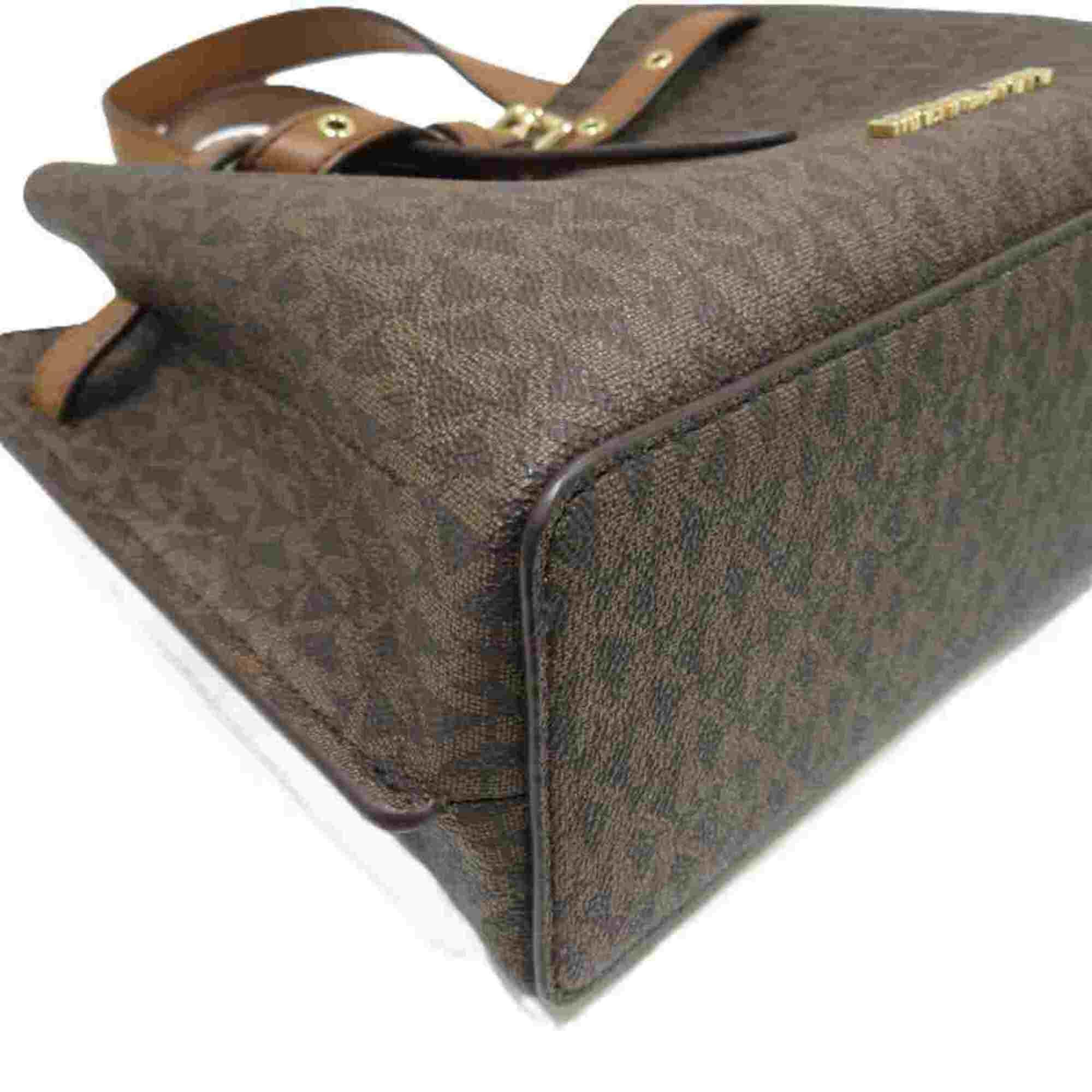 Michael Kors Michael Kors Emilia Satchel Handbag Signature 35H0GU5S1B Size ONE SIZE - 7 Thumbnail
