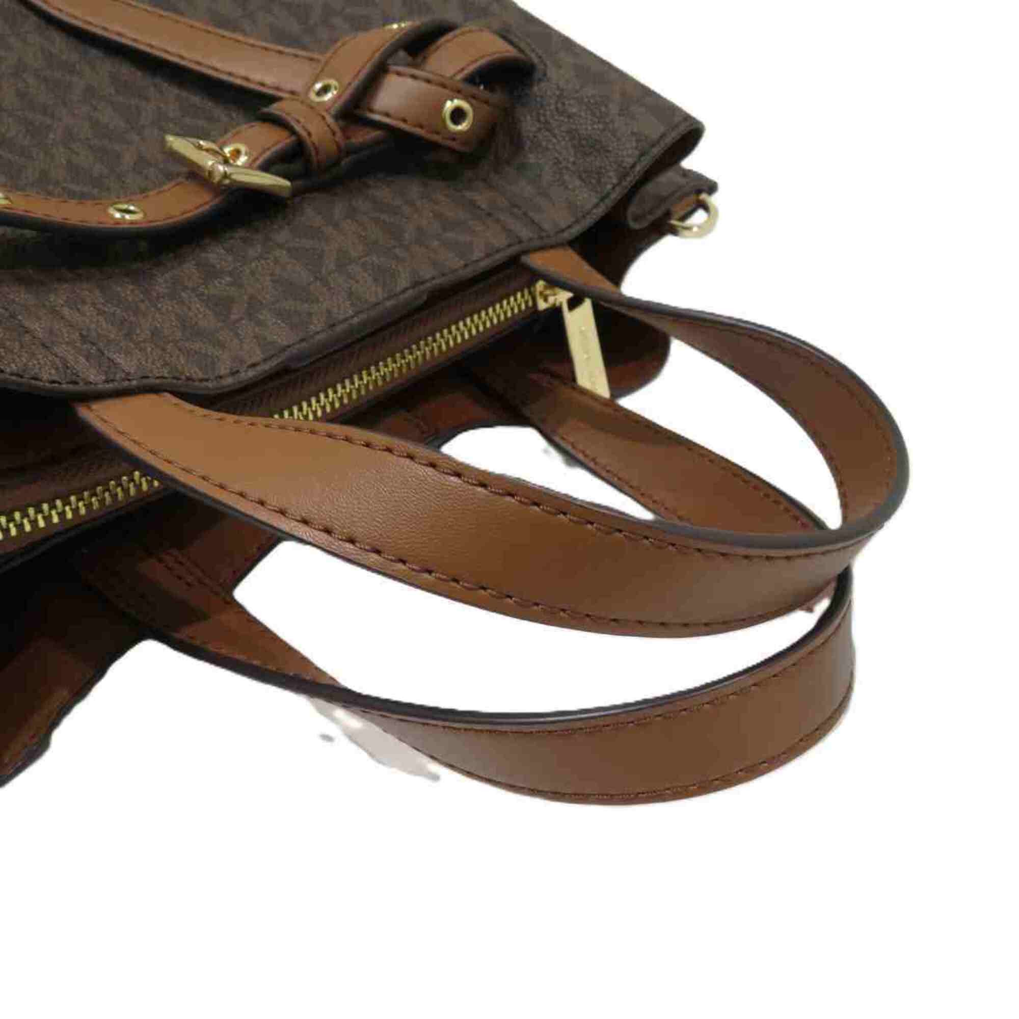 Michael Kors Michael Kors Emilia Satchel Handbag Signature 35H0GU5S1B Size ONE SIZE - 9 Thumbnail