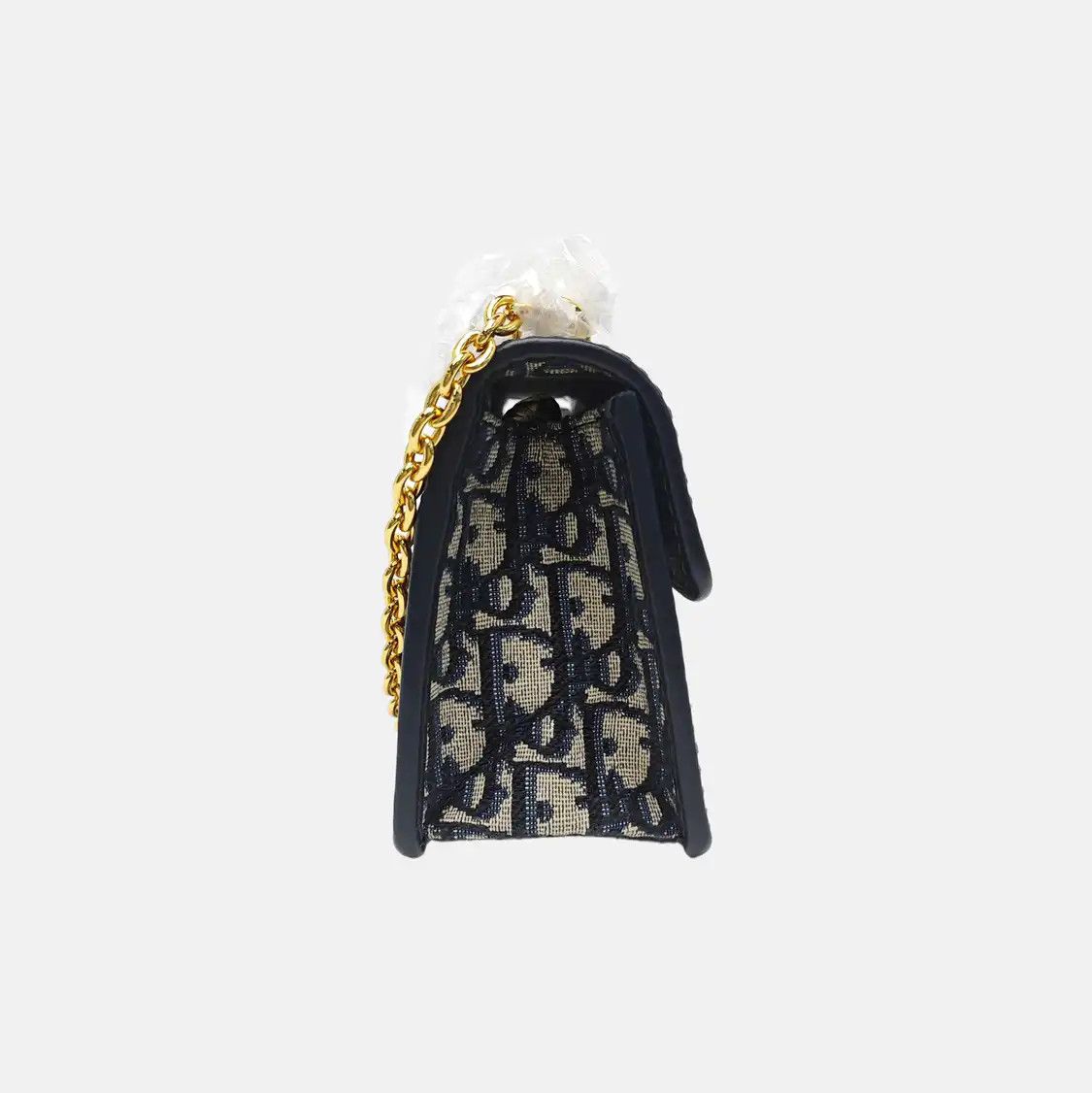 Dior DIOR 30 Montaigne East-West blue canvas monogram jacquard Montaigne bag shoulder Size ONE SIZE - 4 Thumbnail