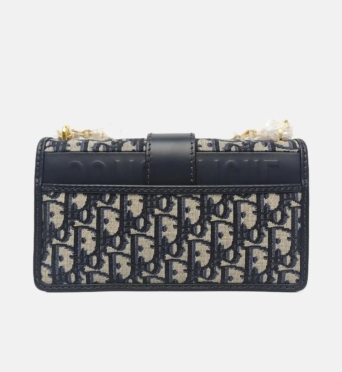 Dior DIOR 30 Montaigne East-West blue canvas monogram jacquard Montaigne bag shoulder Size ONE SIZE - 5 Thumbnail