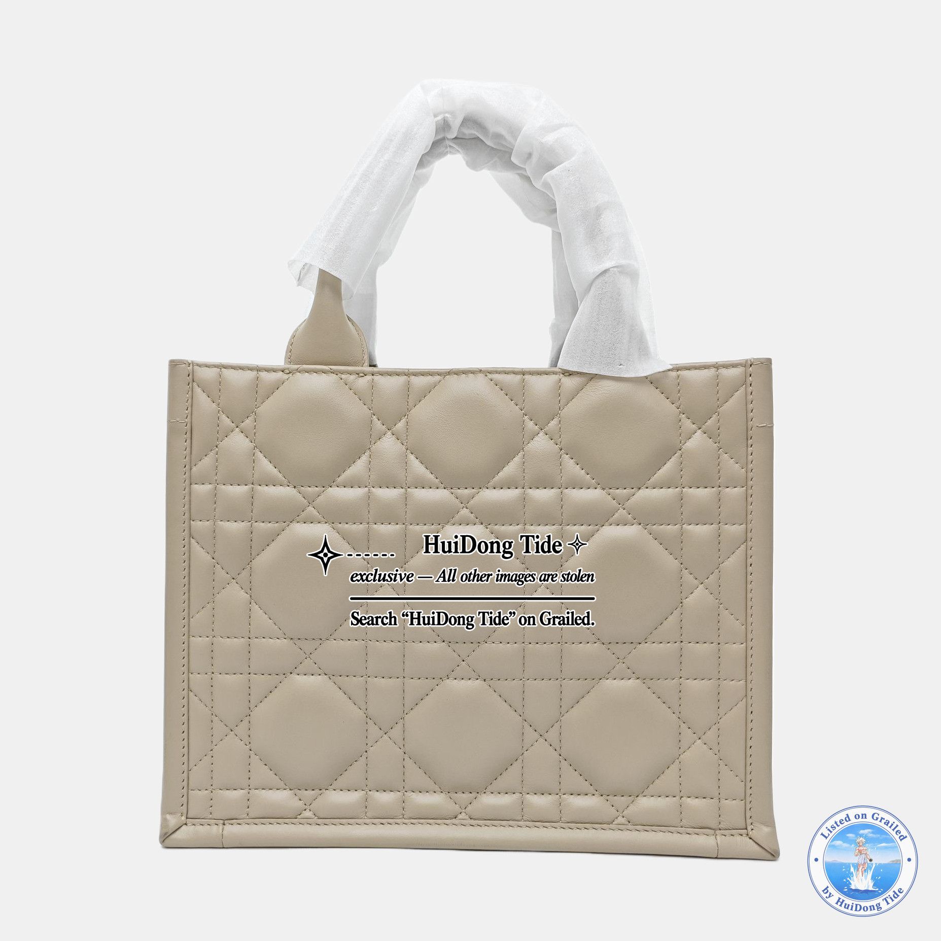 Dior Dior Quilted Leather Book Tote Size ONE SIZE Size ONE SIZE - 4 Thumbnail