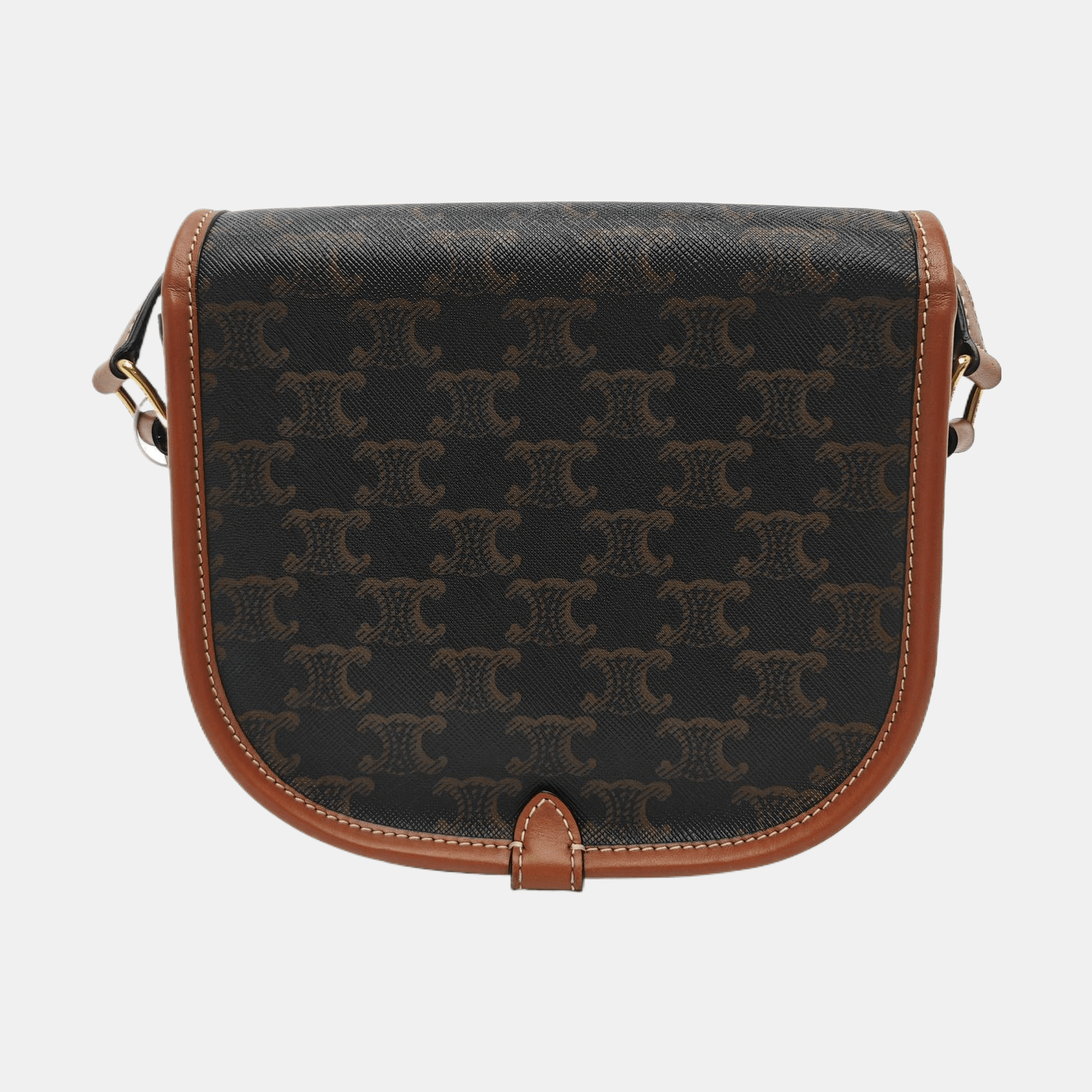 Celine Celine Folco Triomphe Canvas Saddle Bag Size ONE SIZE - 4 Thumbnail