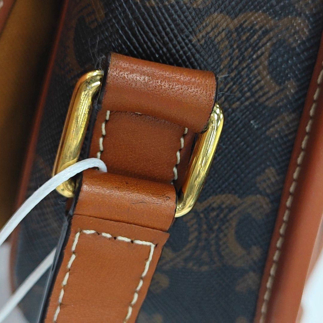 Celine Celine Folco Triomphe Canvas Saddle Bag Size ONE SIZE - 10 Thumbnail
