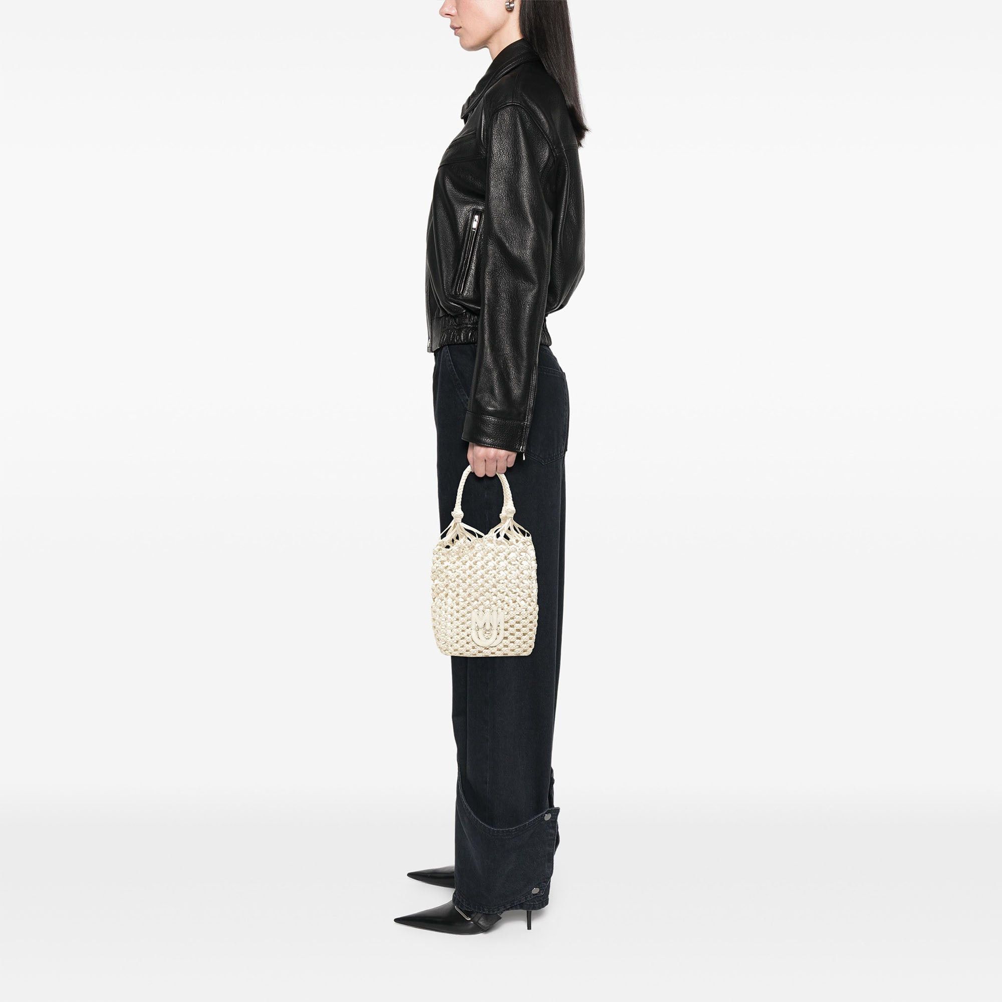 Miu Miu Nappa Macrame Bucket Bag Size ONE SIZE - 7 Thumbnail