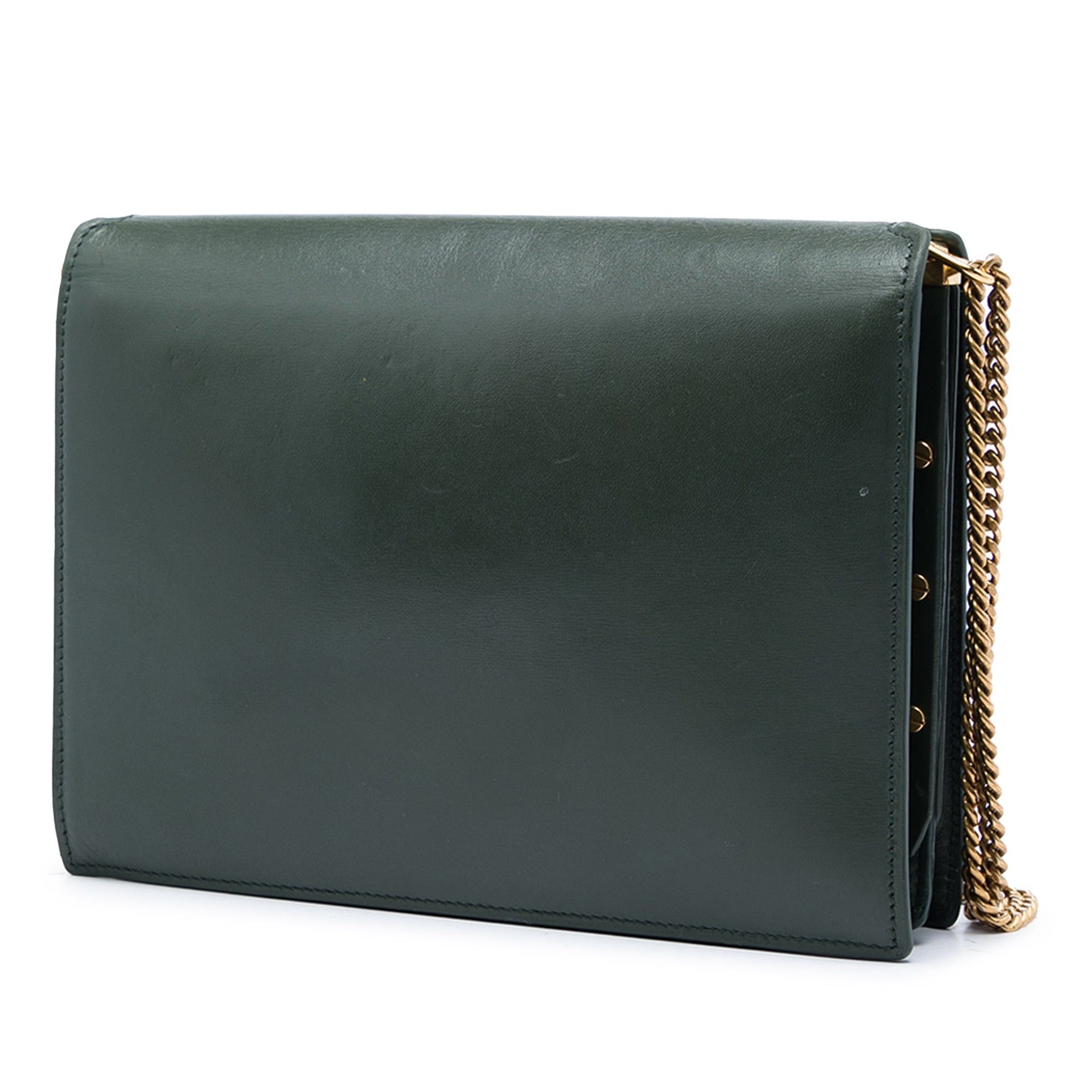 Saint Laurent Paris Smooth Calfskin Monogram Cassandra Clasp Bag Size ONE SIZE - 2 Thumbnail