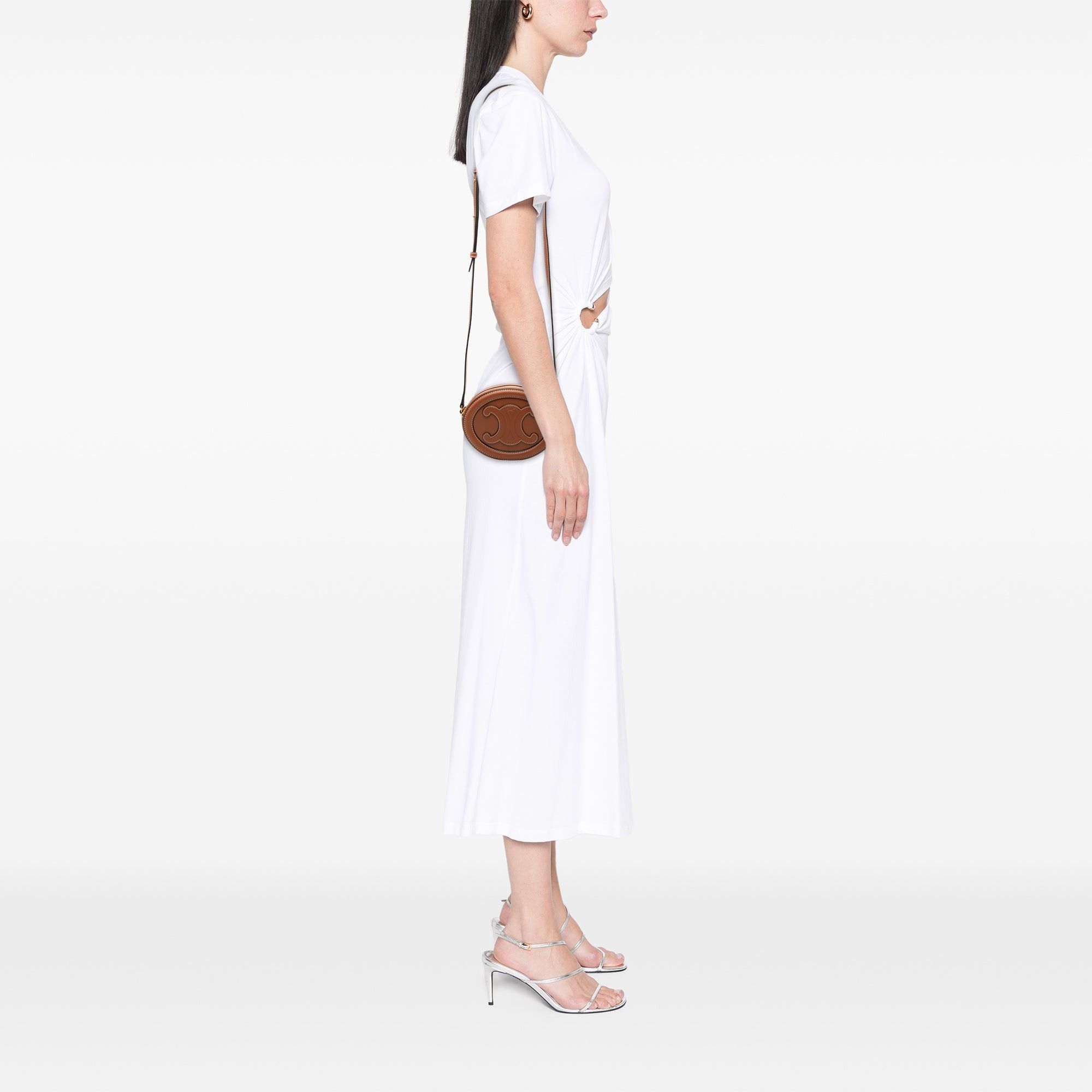 Celine Calfskin Cuir Triomphe Oval Crossbody Size ONE SIZE - 6 Thumbnail