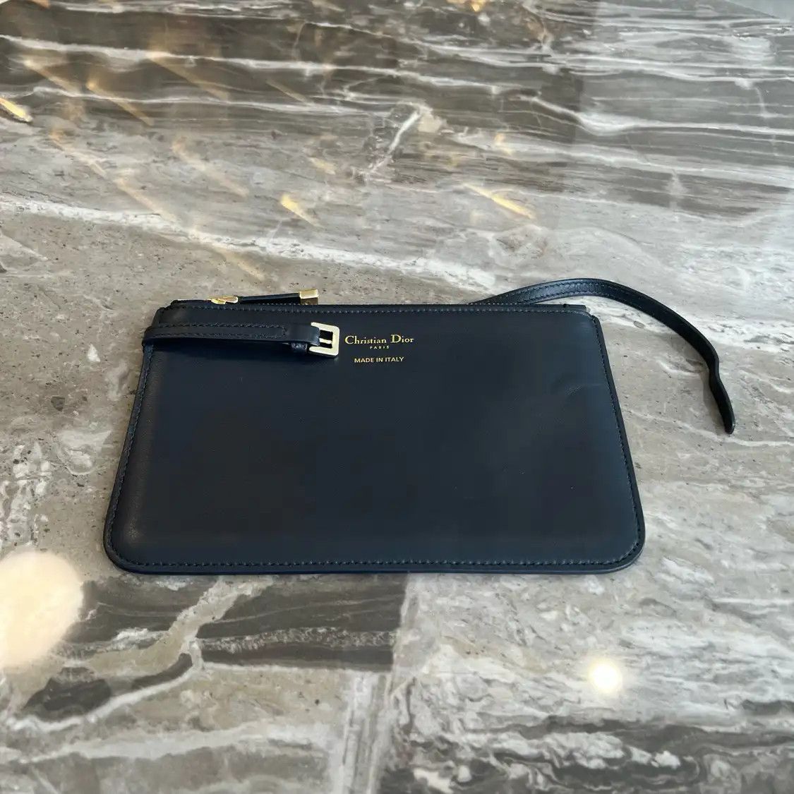 Dior DIOR Toujours Medium blue denim jacquard handbag Size ONE SIZE - 7 Thumbnail