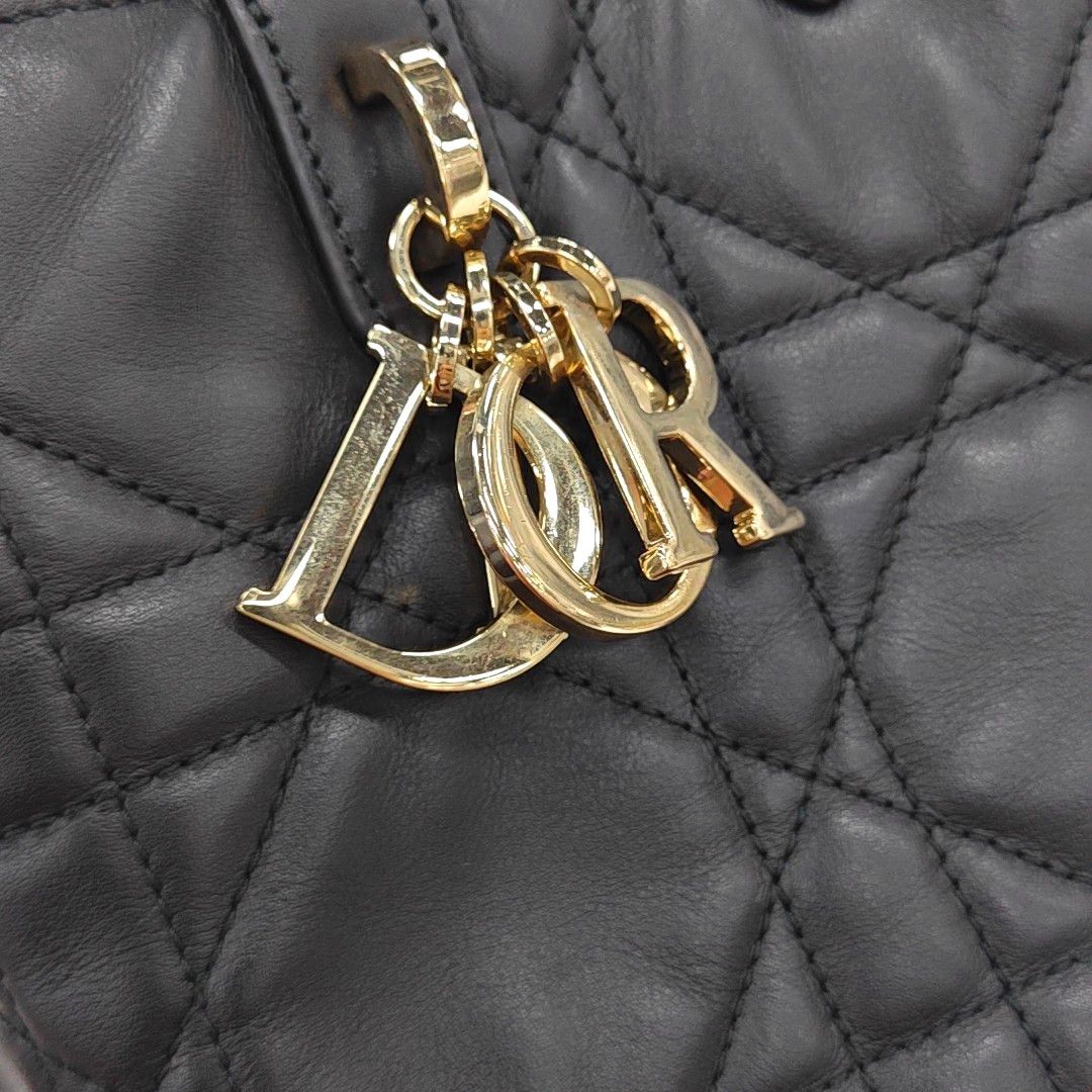 Dior Dior Toujours Quilted Leather Tote Bag Size ONE SIZE - 9 Thumbnail