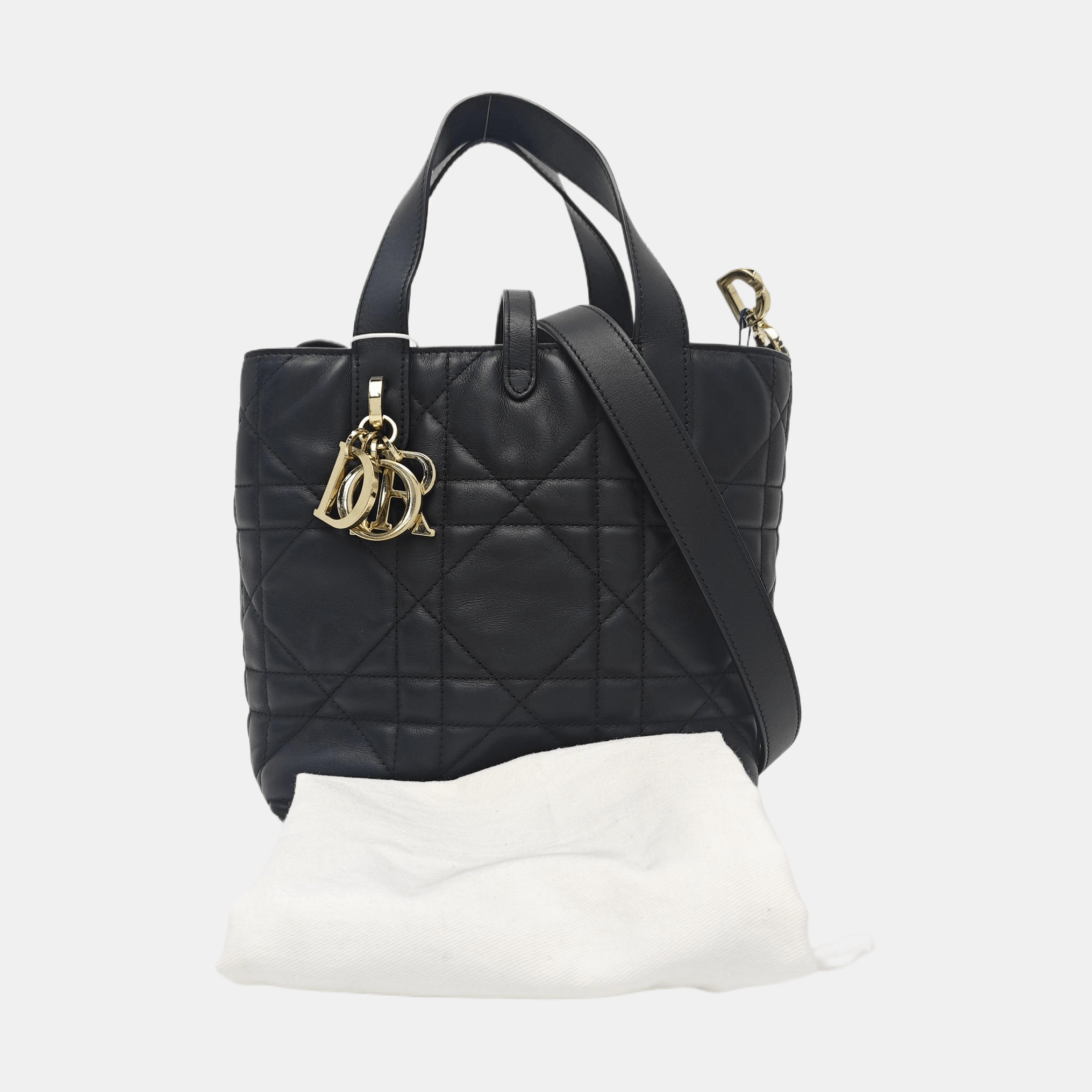 Dior Dior Toujours Quilted Leather Tote Bag Size ONE SIZE - 7 Thumbnail