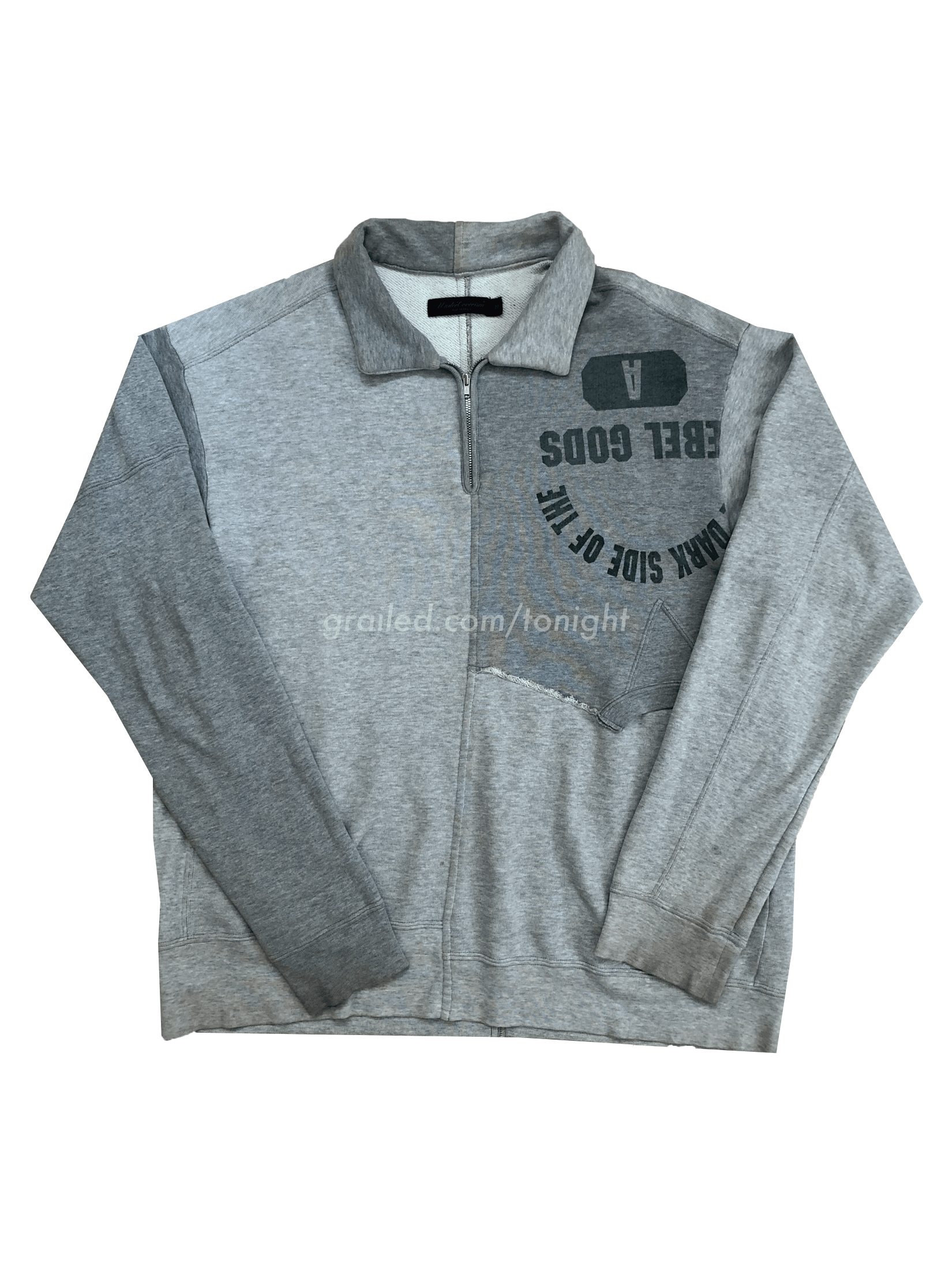 Undercover AW03 Paper Dolls Hybrid Rebel Gods Quarter Zip | Grailed