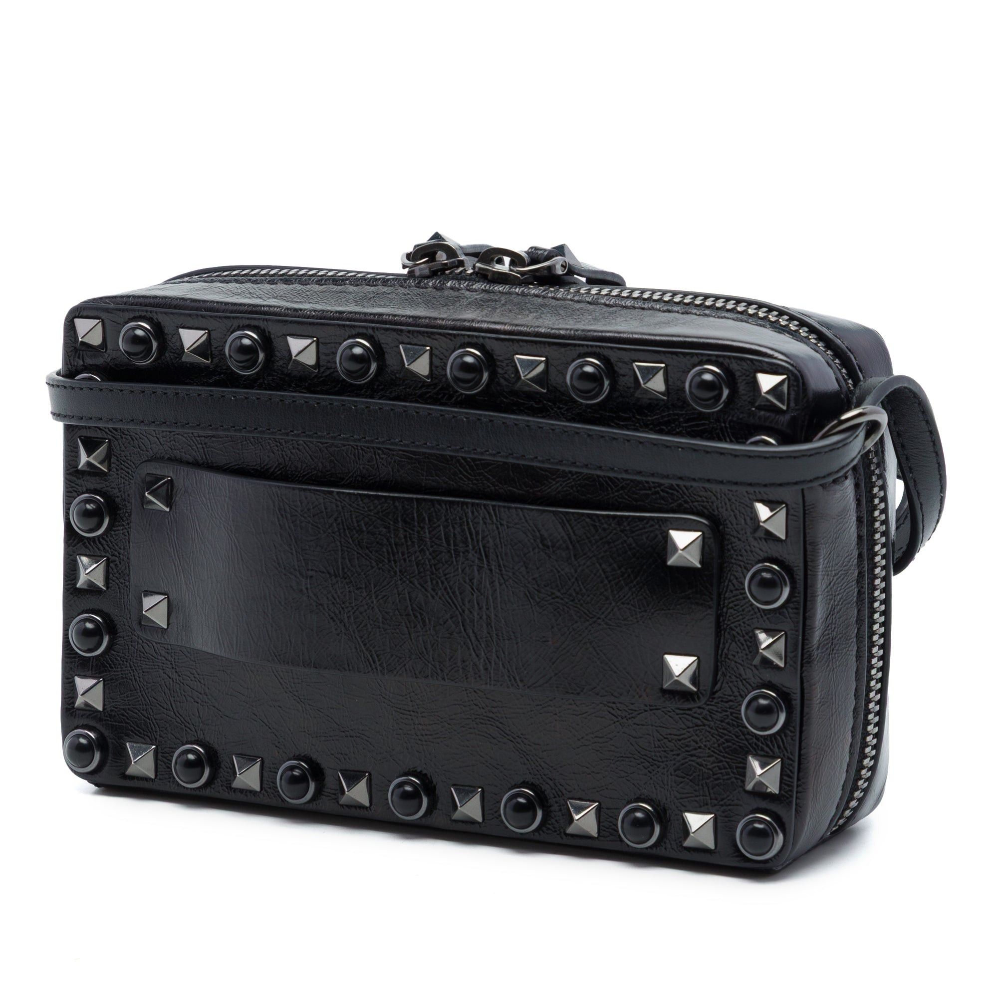 Valentino Textured Leather Rolling Rockstud Camera Bag Size ONE SIZE - 2 Thumbnail