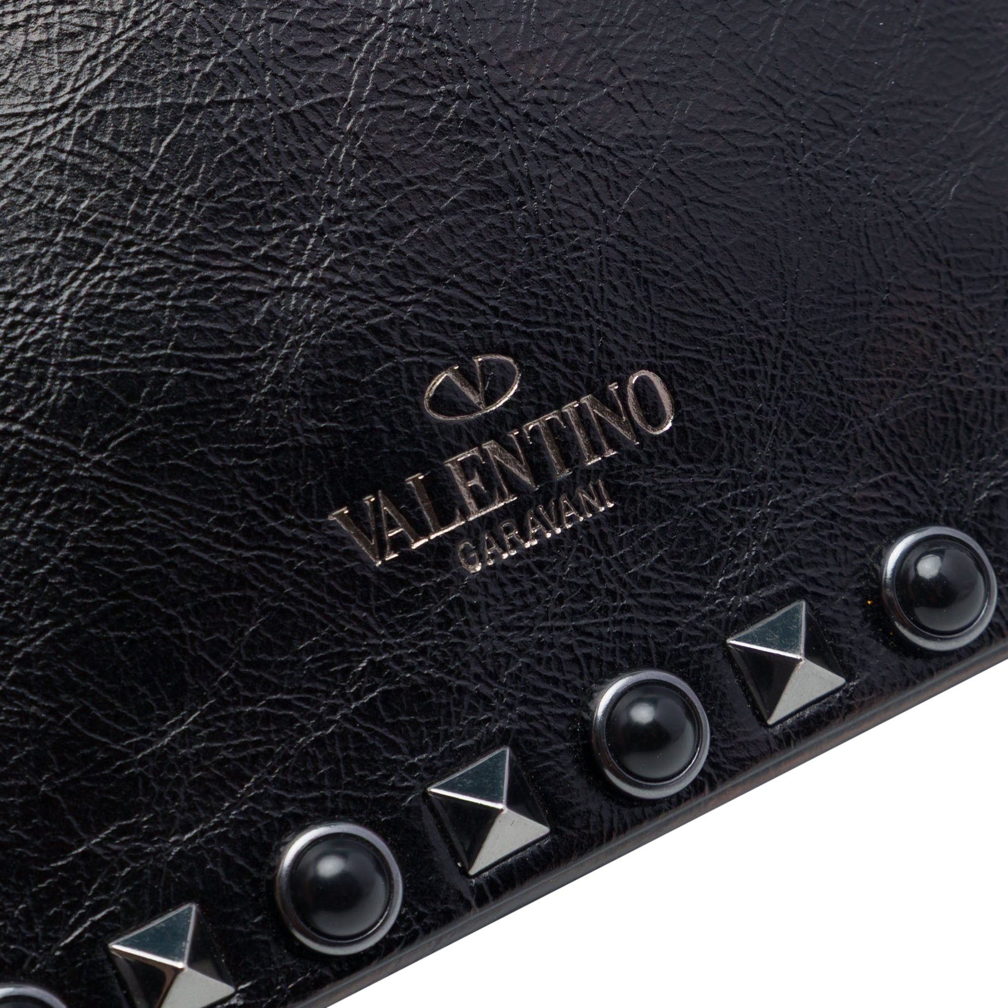 Valentino Textured Leather Rolling Rockstud Camera Bag Size ONE SIZE - 5 Thumbnail