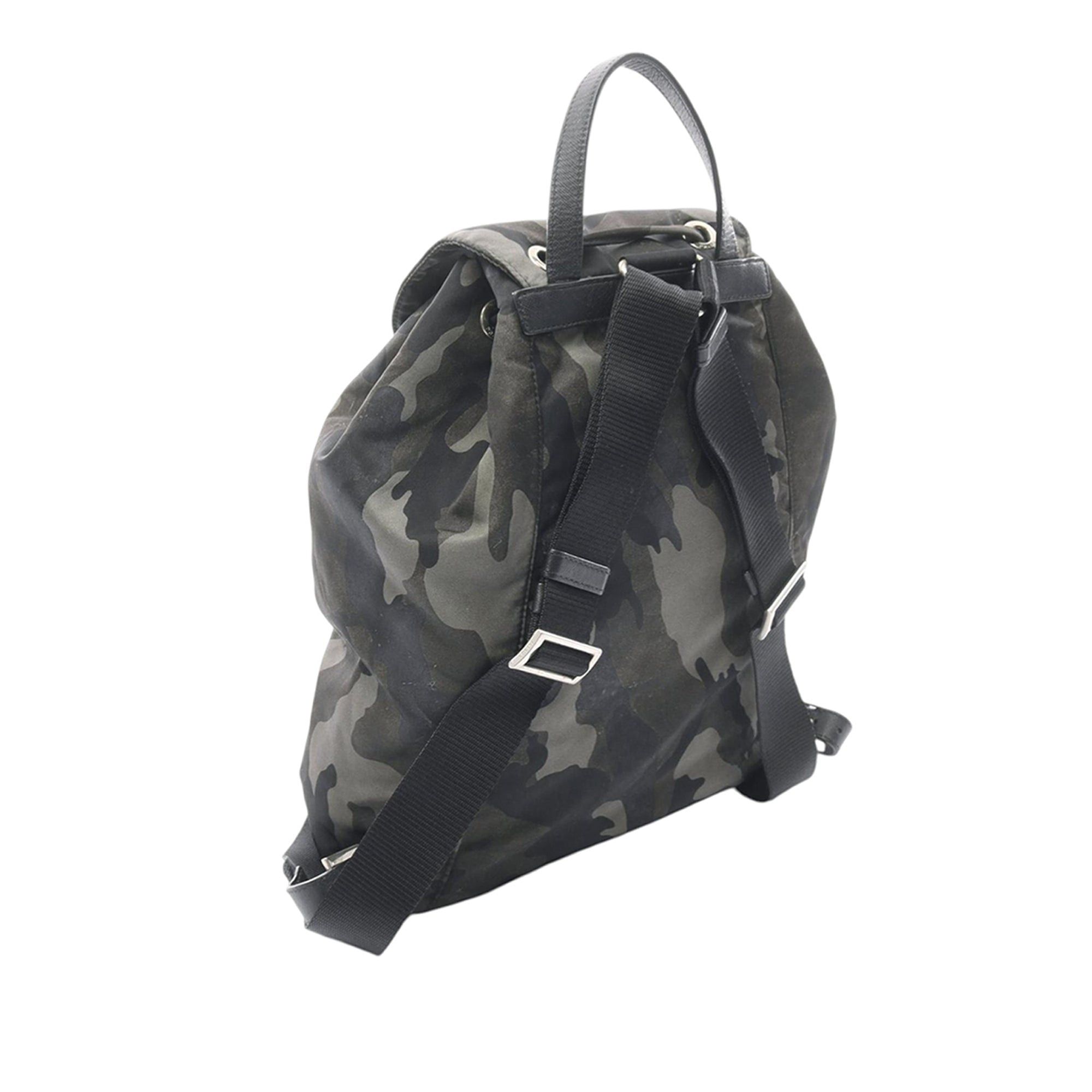 Prada Tessuto Camouflage Saffiano Backpack Size ONE SIZE - 2 Thumbnail